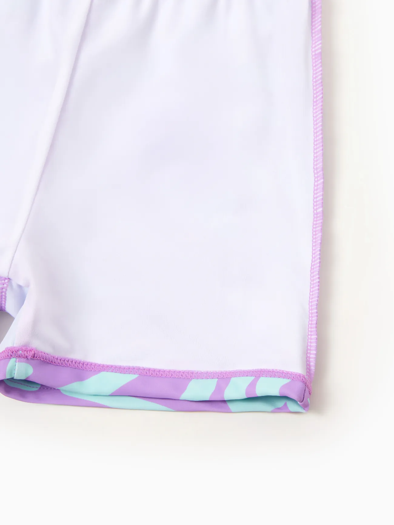 Boy - Purple Matching Swimsuits for Couple and Family - Wave Swim Trunks or One-Piece Swimsuit Midriff Cutout - Purple - image 16