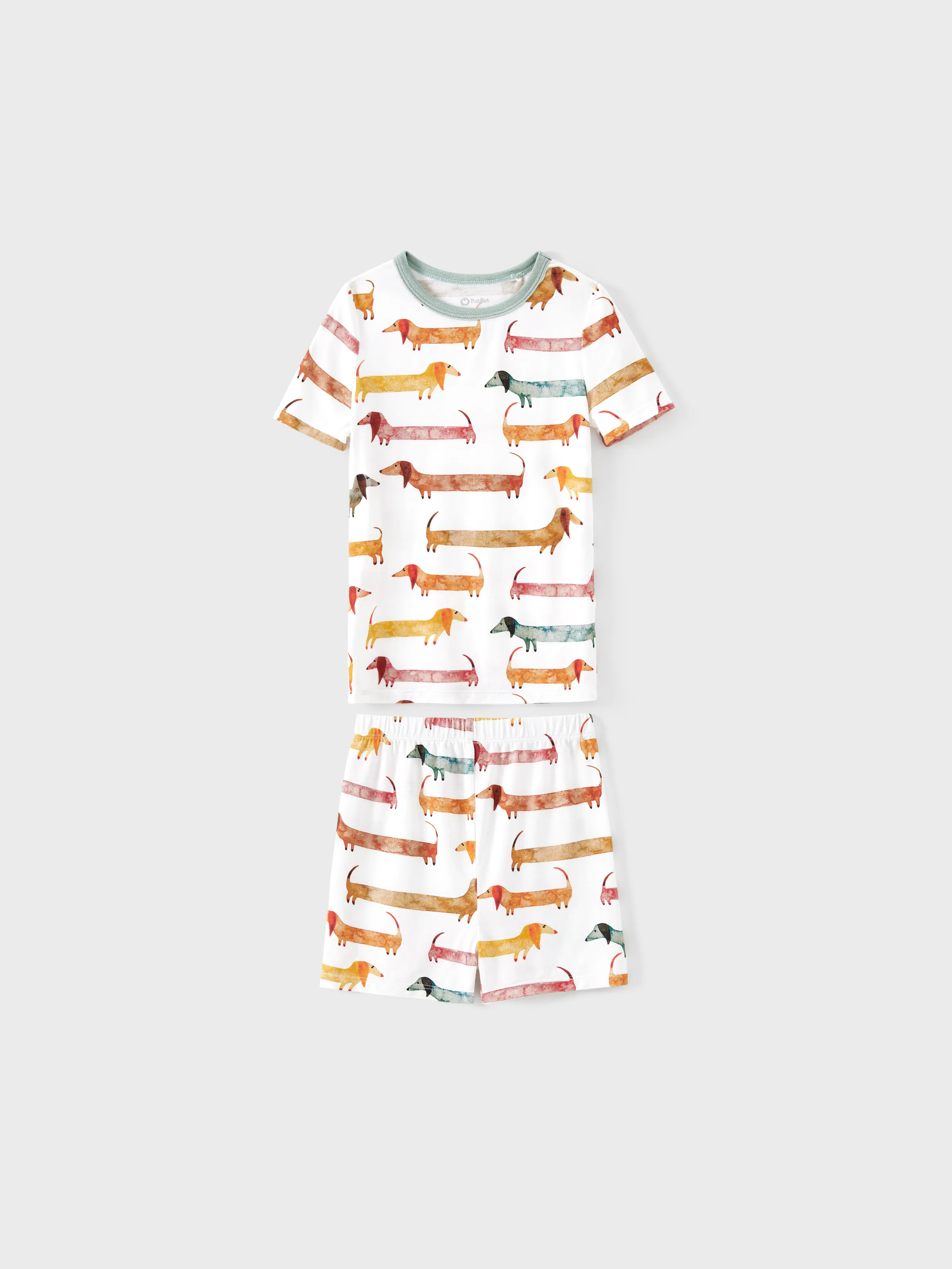 

Family Matching Animal-patterned Short-sleeve Pajamas Set