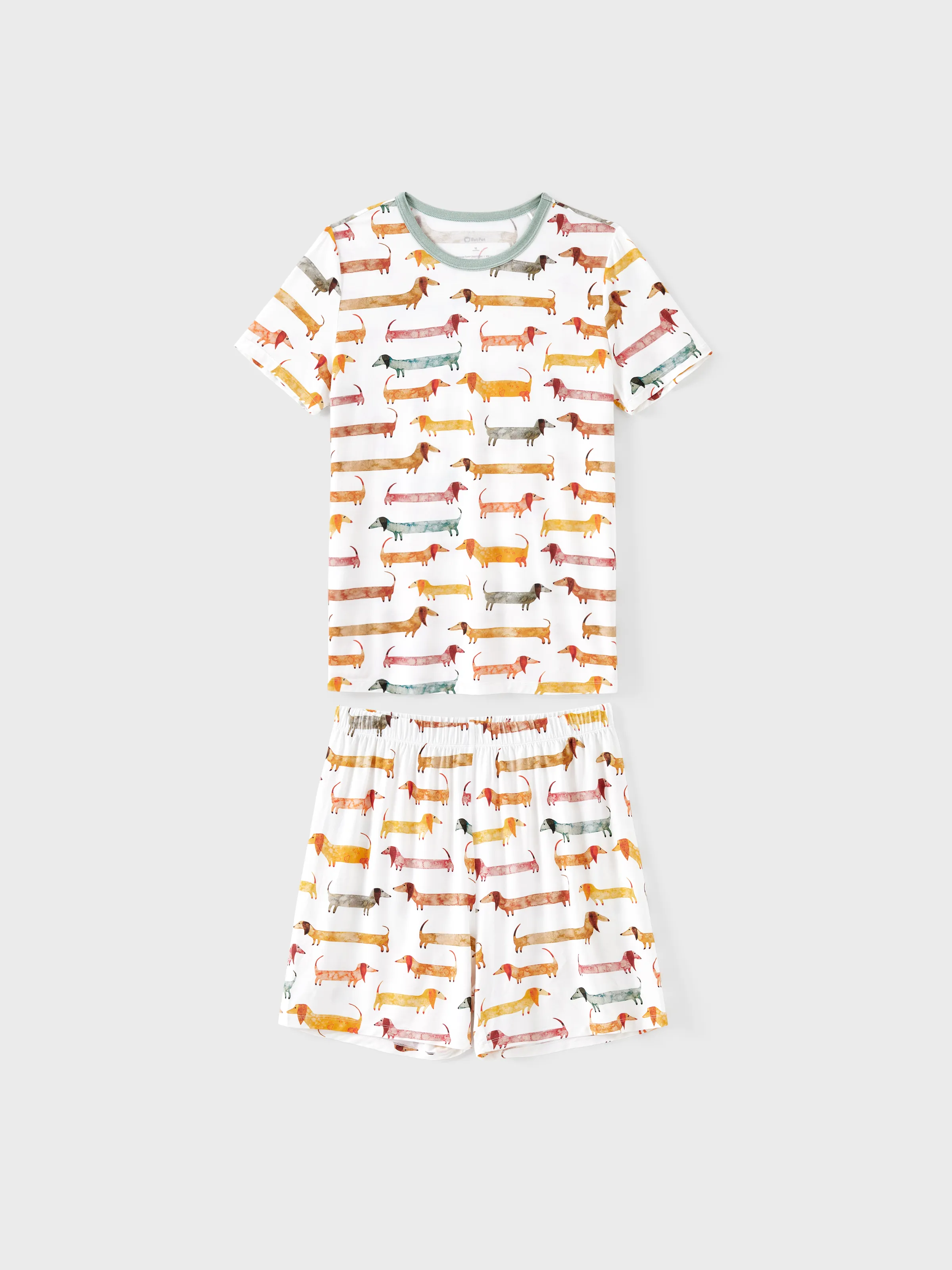 

Family Matching Animal-patterned Short-sleeve Pajamas Set