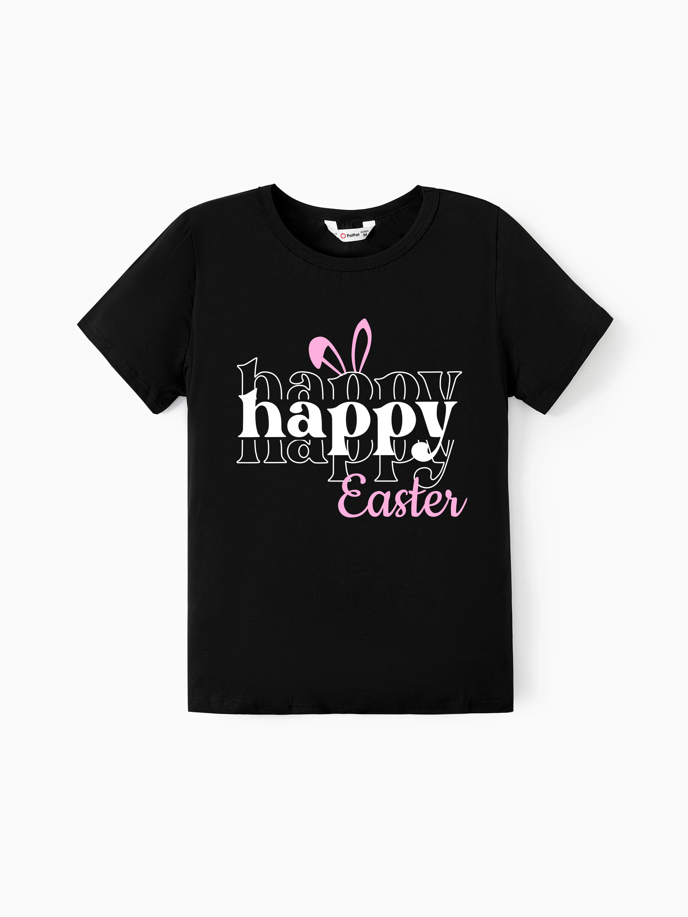 

Easter Family Matching Cotton Tee Letter Print Short-sleeve Tops