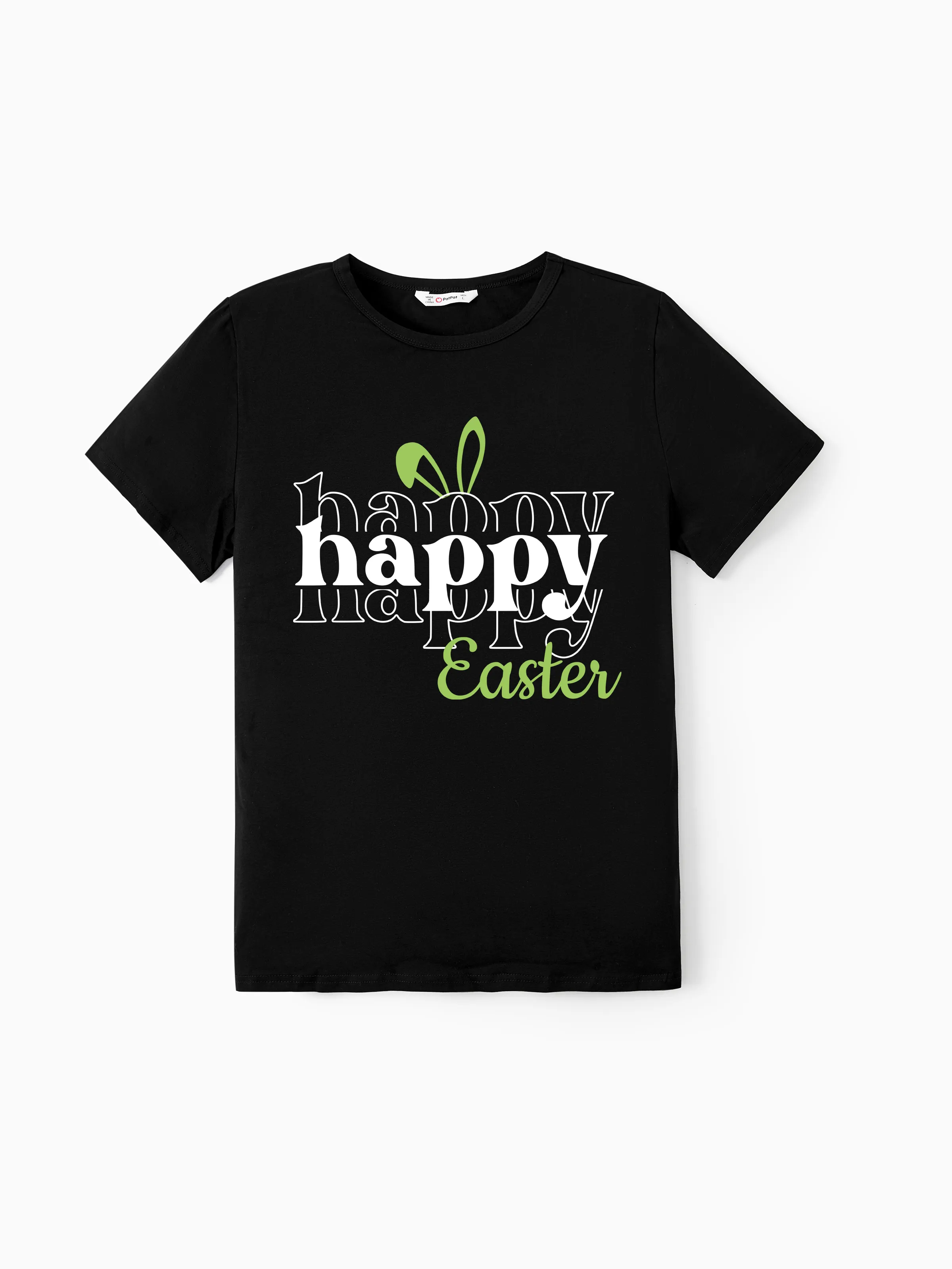 

Easter Family Matching Cotton Tee Letter Print Short-sleeve Tops