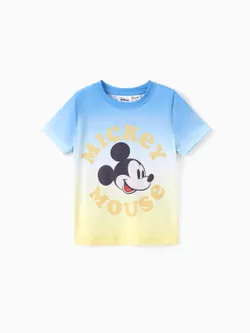 

Disney Mickey and Friends Family matching 1pc Mickey Mouse Allover Print Button Denim Dresse/Jumpsuit/ Gradient Print Sunproof Top Unisex Character Tops for Family Look - Button/Secret Button Design - Regular Fit