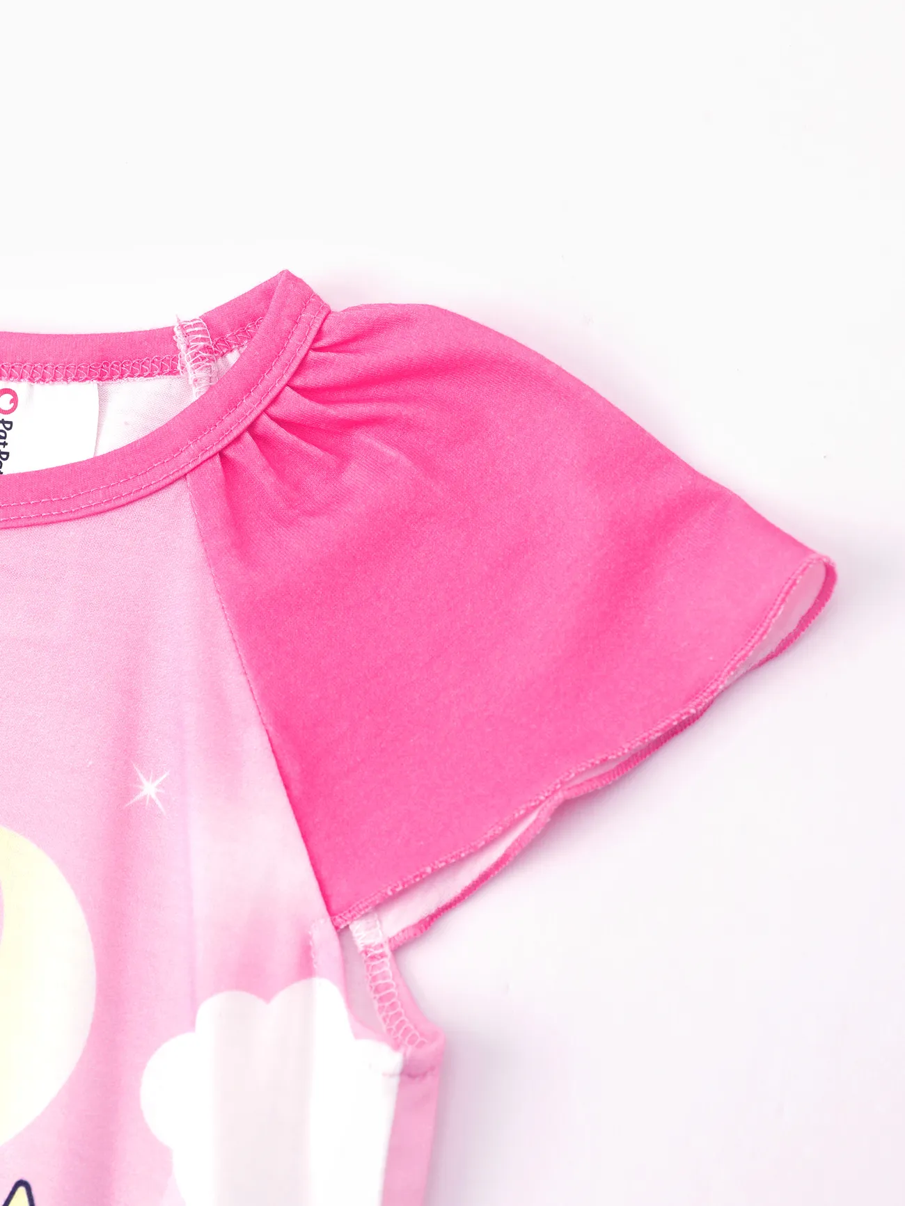 Pink - My Little Pony Toddler/Kid Girl 1pc Character Rainbow Pattern Ruffled Sleeves Pajama Dress (Flame Resistant) - image 5