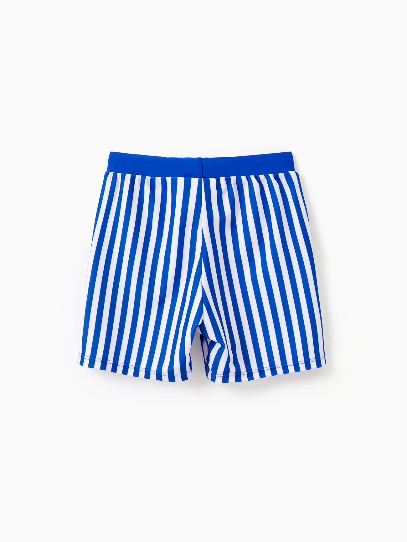 Boy - Family Matching Blue Striped Swim Trunks or 2 Pieces Halter Tankini Swimsuit - Blue - image 13