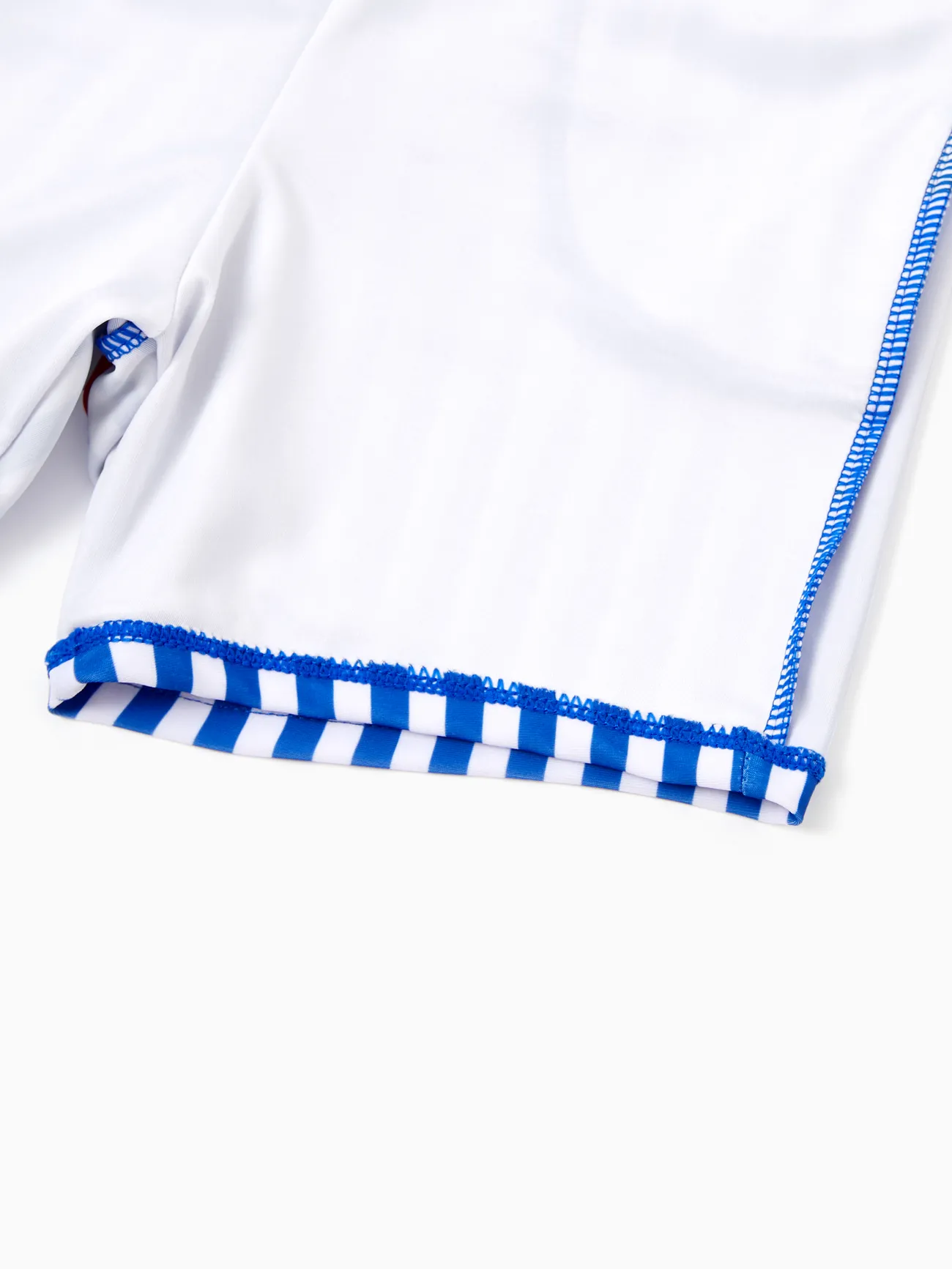 Boy - Family Matching Blue Striped Swim Trunks or 2 Pieces Halter Tankini Swimsuit - Blue - image 16