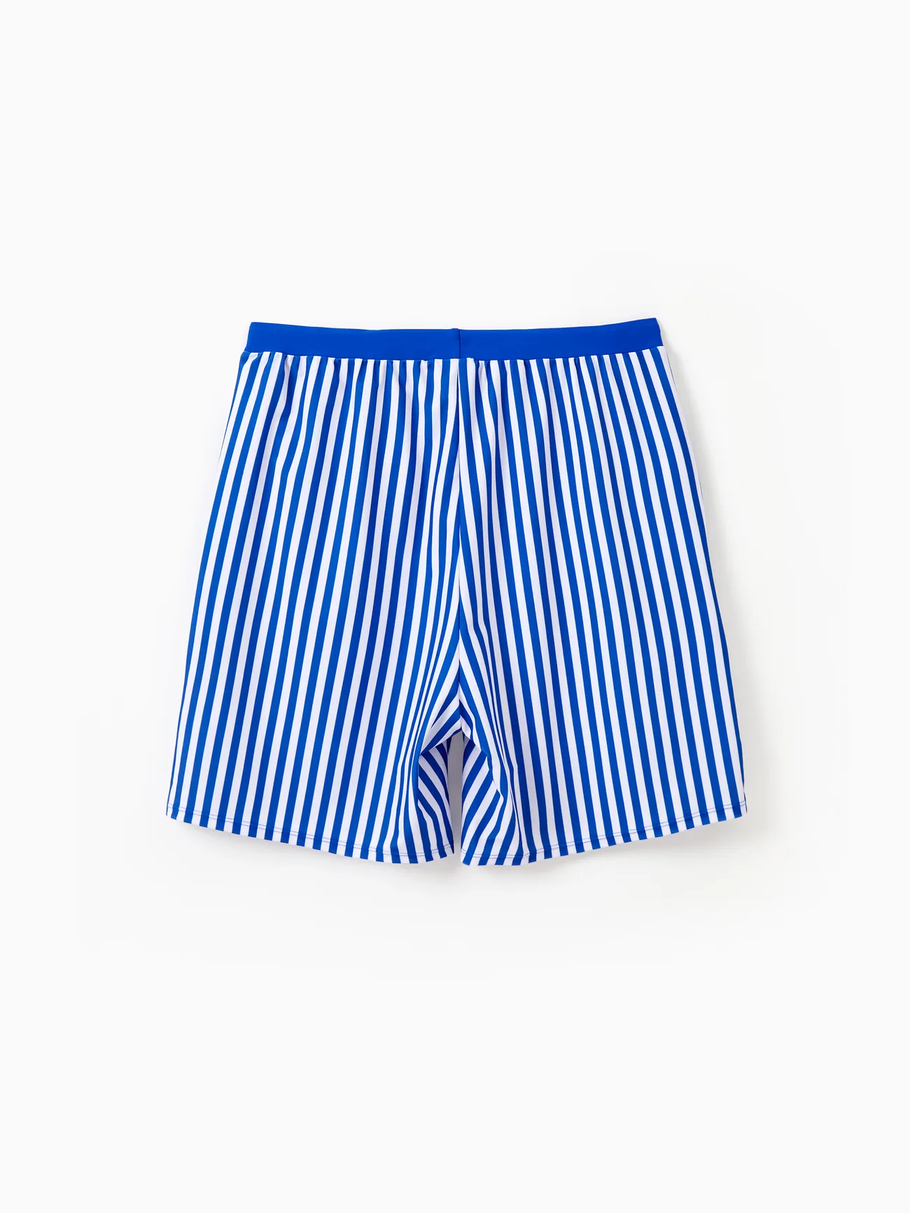 Men - Family Matching Blue Striped Swim Trunks or 2 Pieces Halter Tankini Swimsuit - Blue - image 18