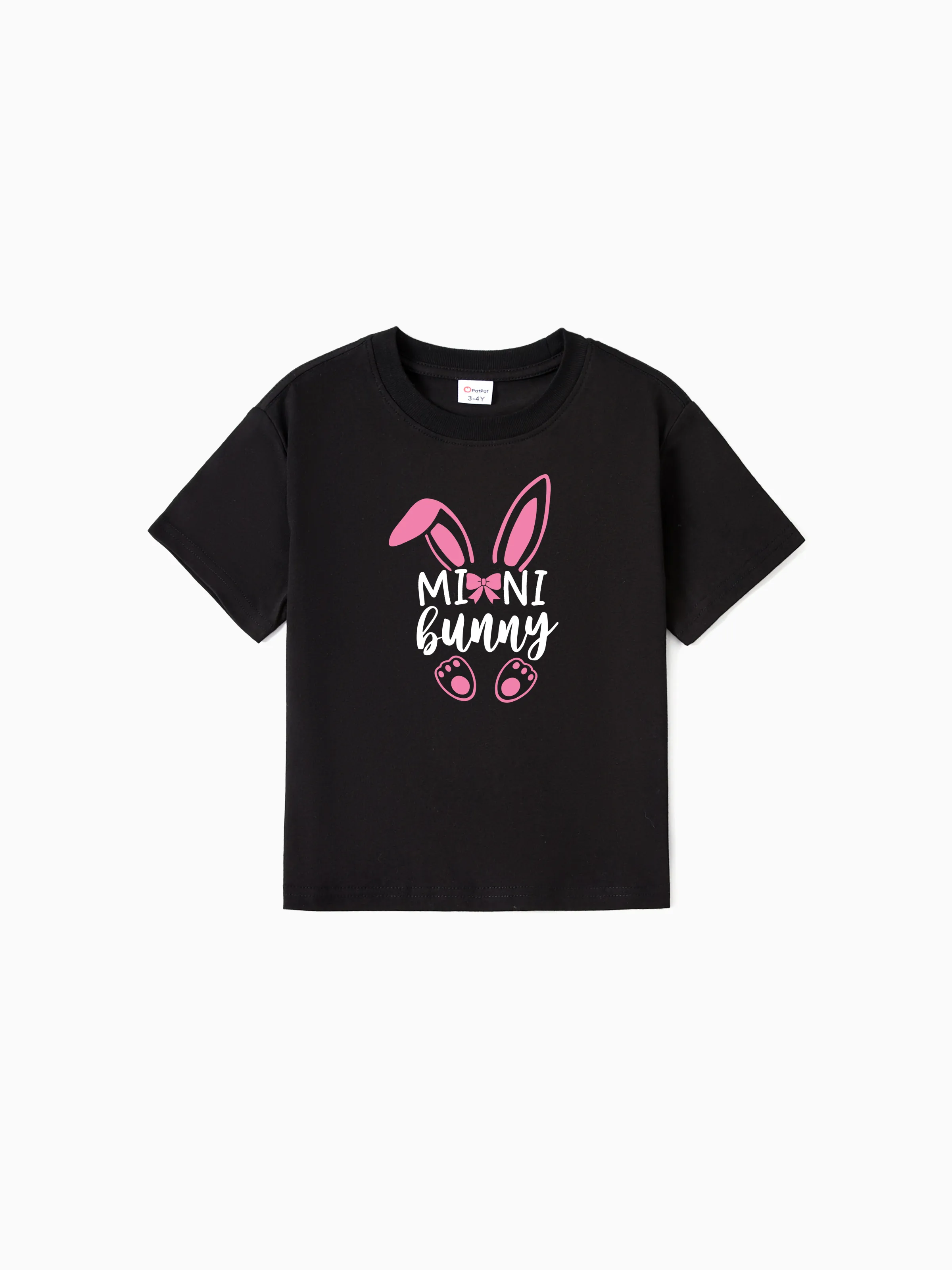 

Easter Family Matching Cotton Tee Letter Rabbit Short-sleeve Top