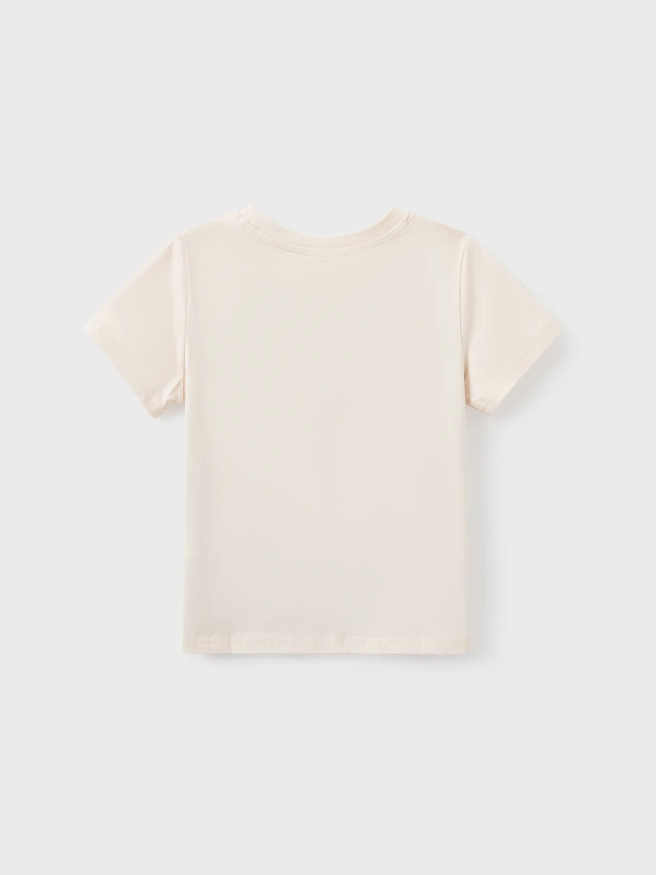 Boy - Family Matching Colorblock Cotton Tee or Flora Print Strap Body-con Dress or Mesh Splicing Dress - Khaki - image 18