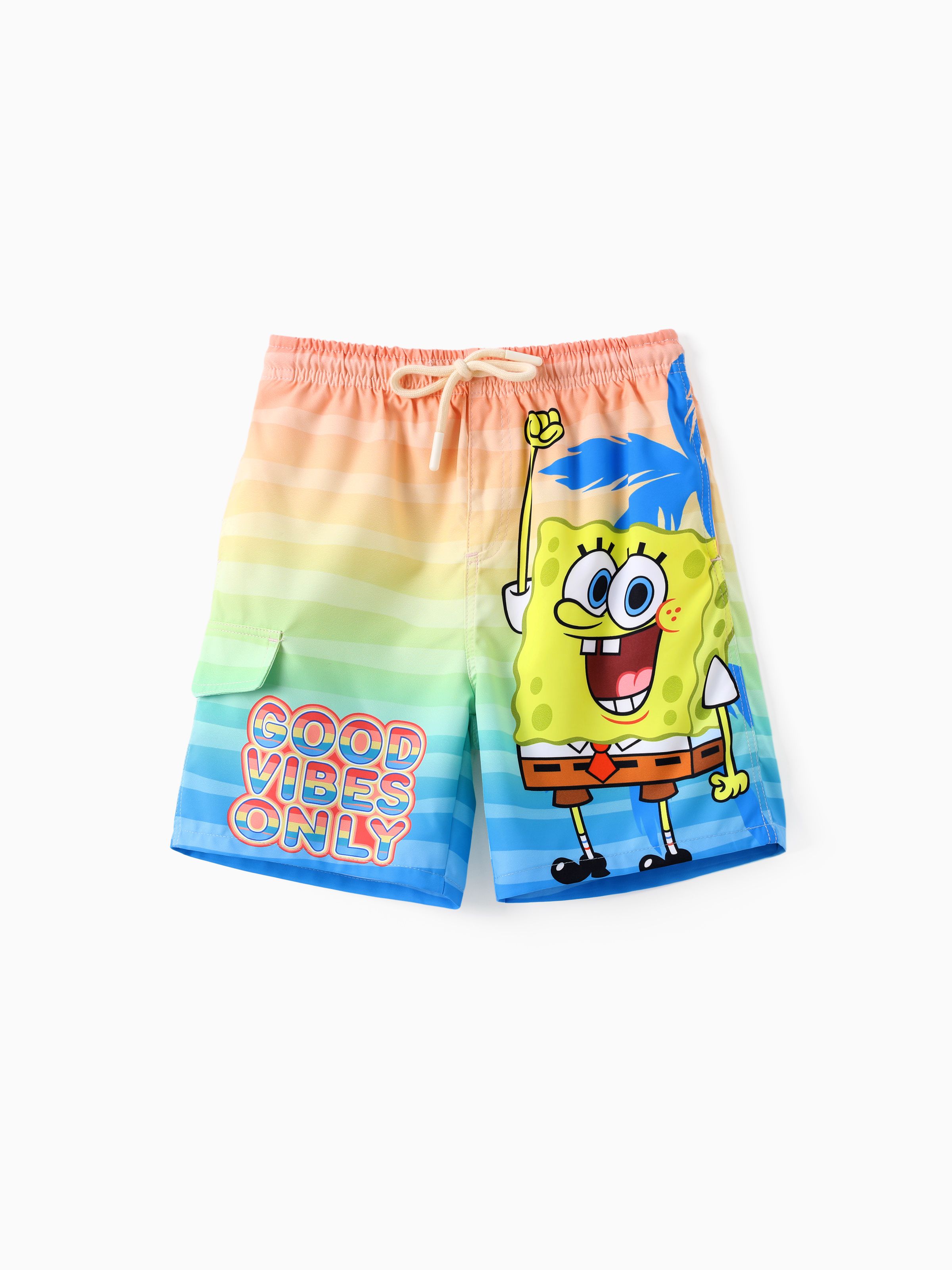 SpongeBob SquarePants Toddler/Kid Boy 1pc Character/Stripe Pattern UPF ...
