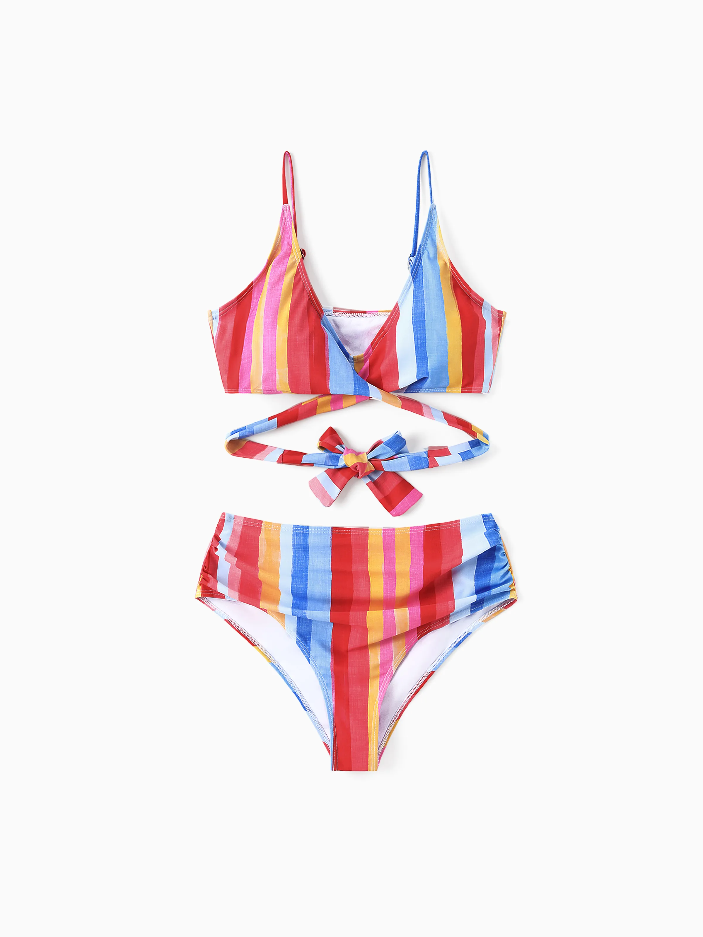 

Family Stripe Swimwear Set - Unisex Casual Matching Outfits