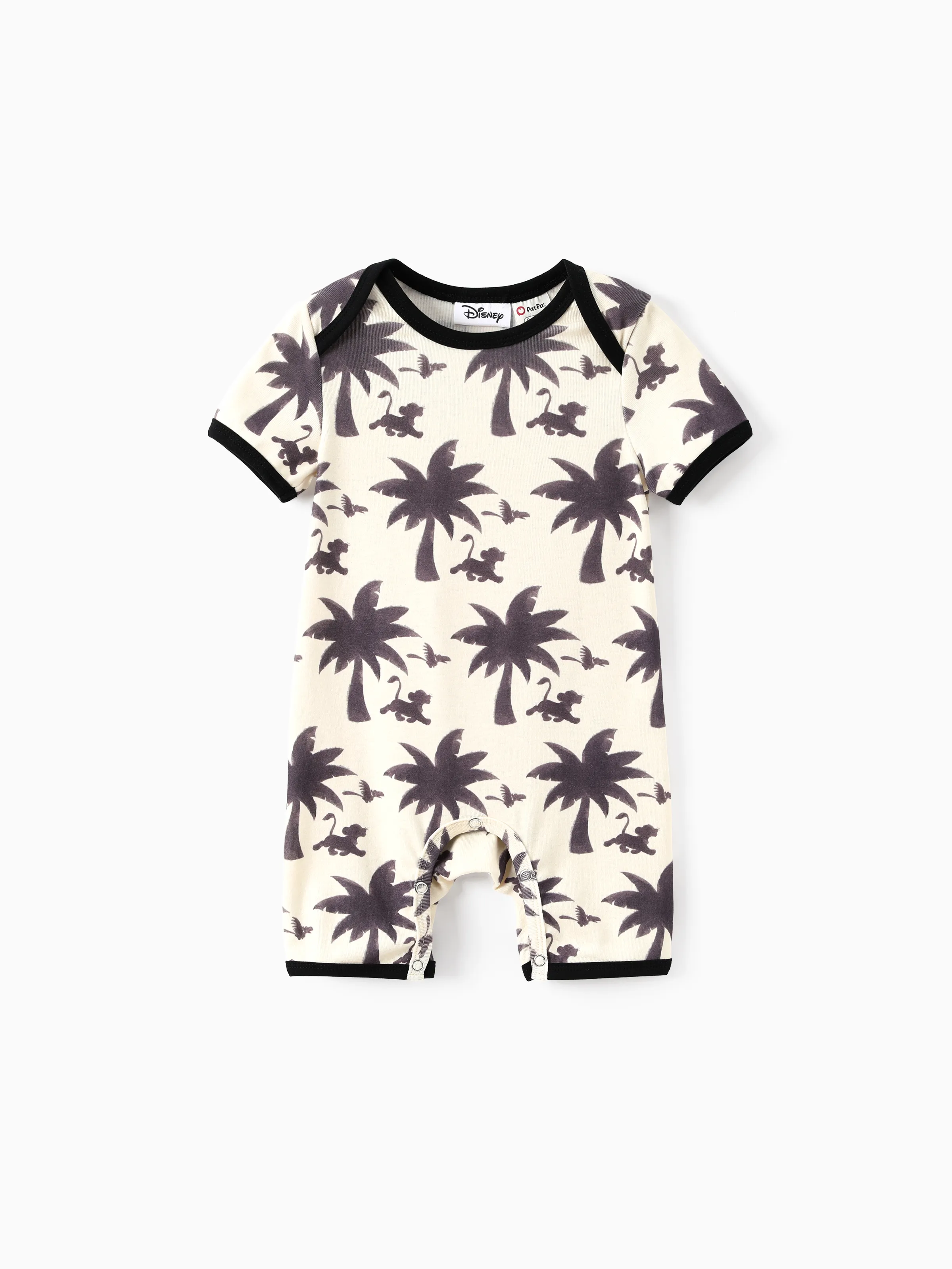 

Disney Lion King Family matching Coconut Tree Print Smocking Cami Dress/ Cotton T-shirt And Shorts / Naia™ Jumpsuit