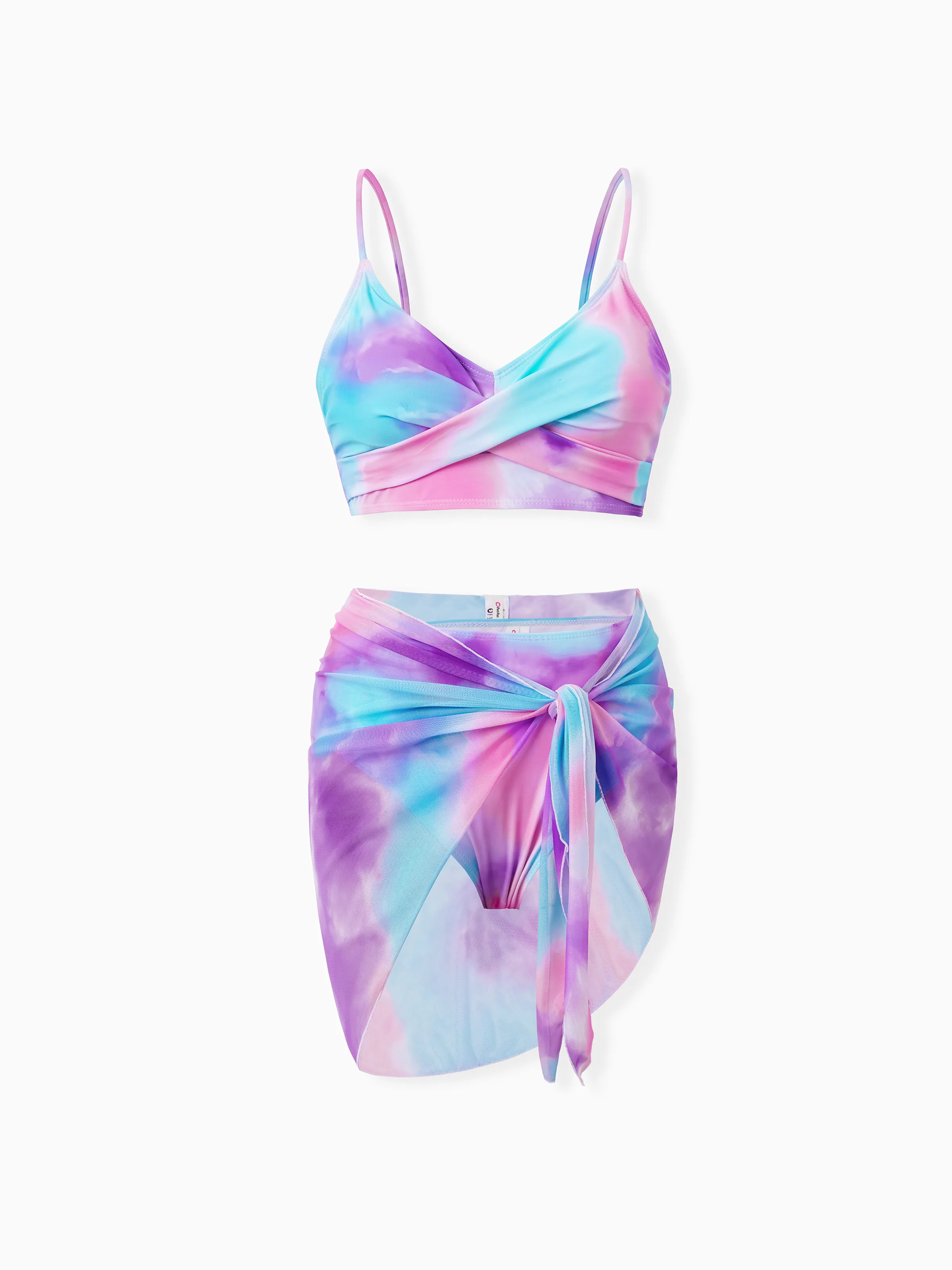 

Family Tie-dyed Swimwear Set for Unisex, Tight Polyester Spandex Matching Outfits