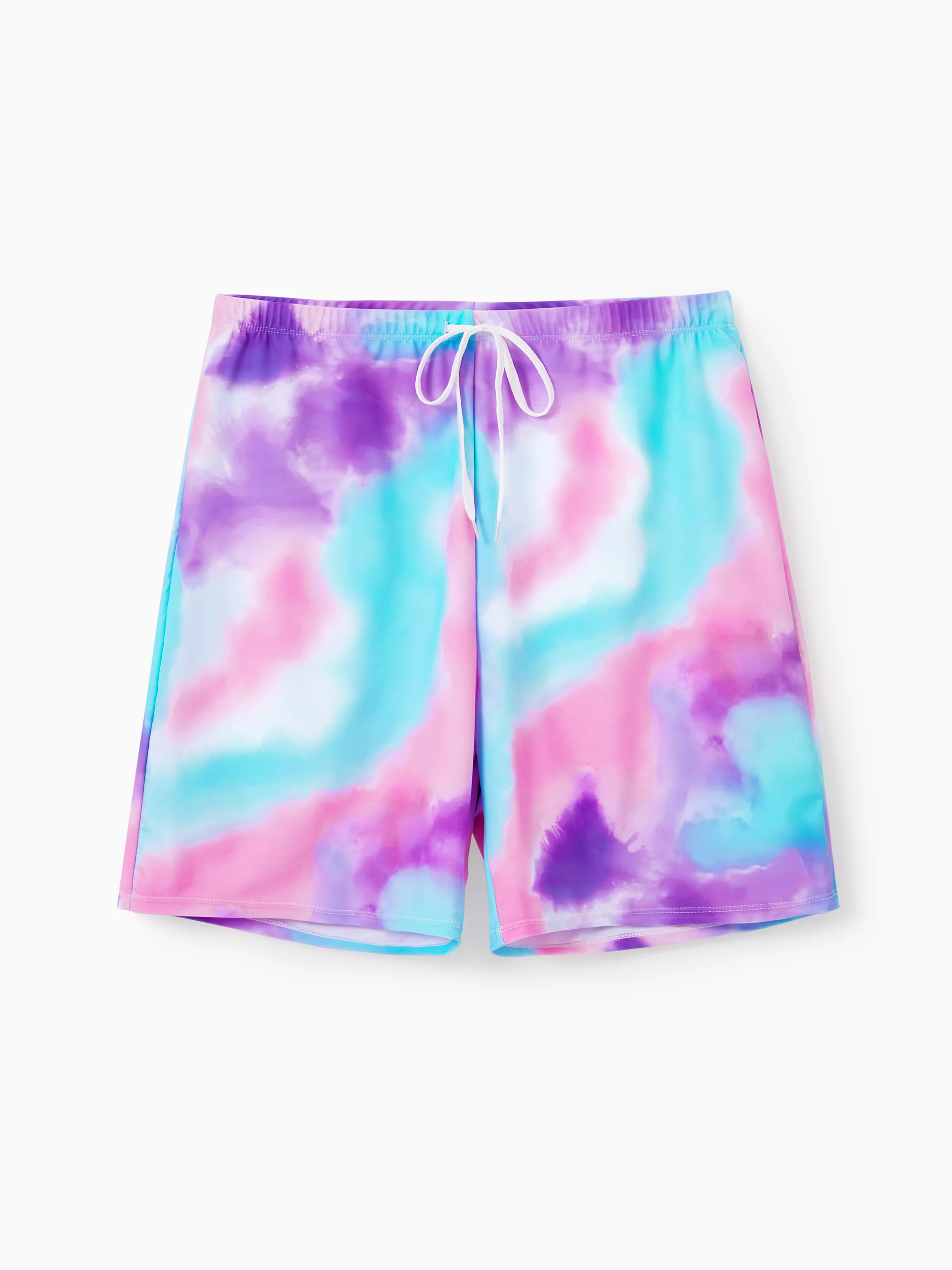 

Family Tie-dyed Swimwear Set for Unisex, Tight Polyester Spandex Matching Outfits