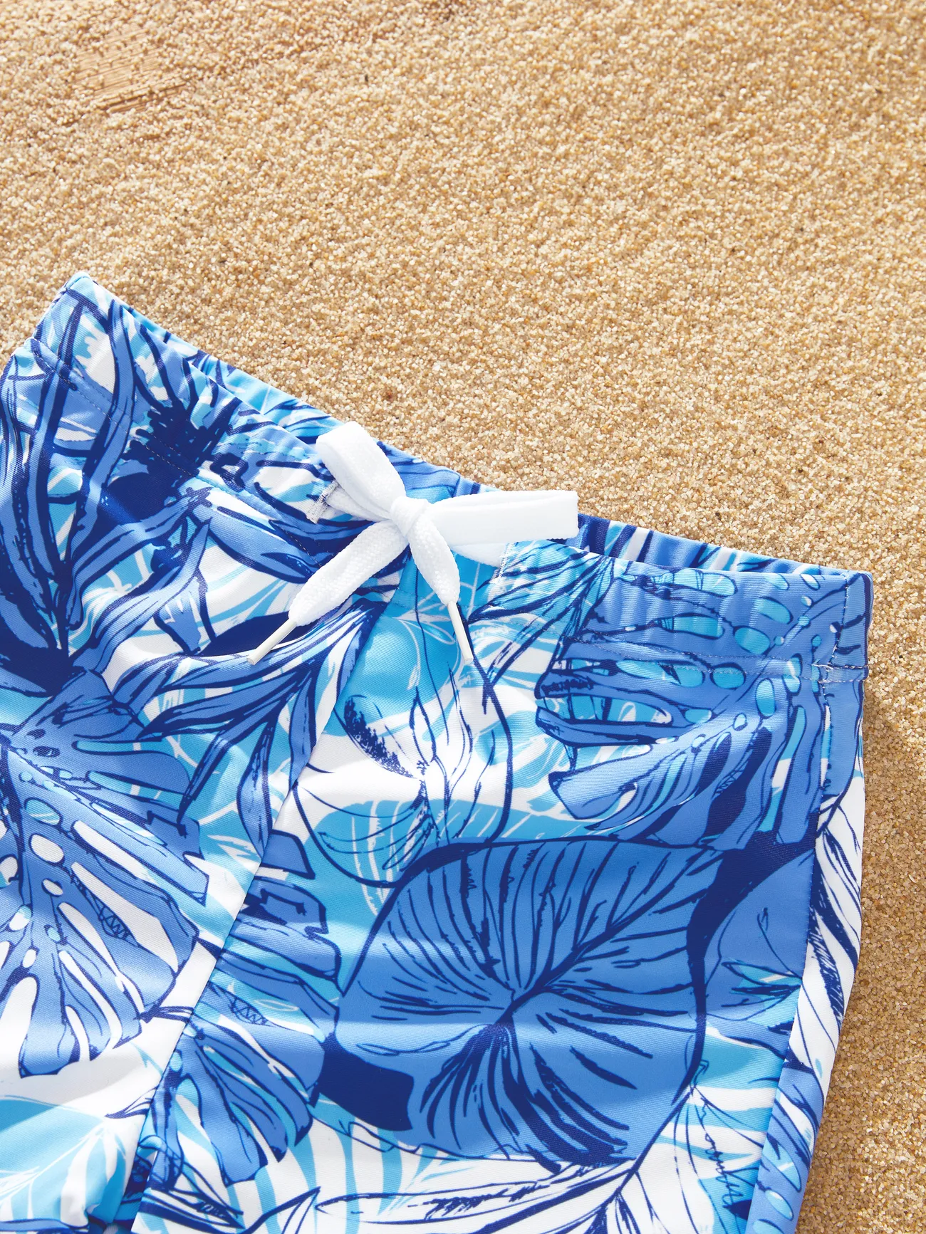 Boy - Matching Swimsuits for Couple and Family - Blue Two-Piece Swimsuit - Blue - image 16