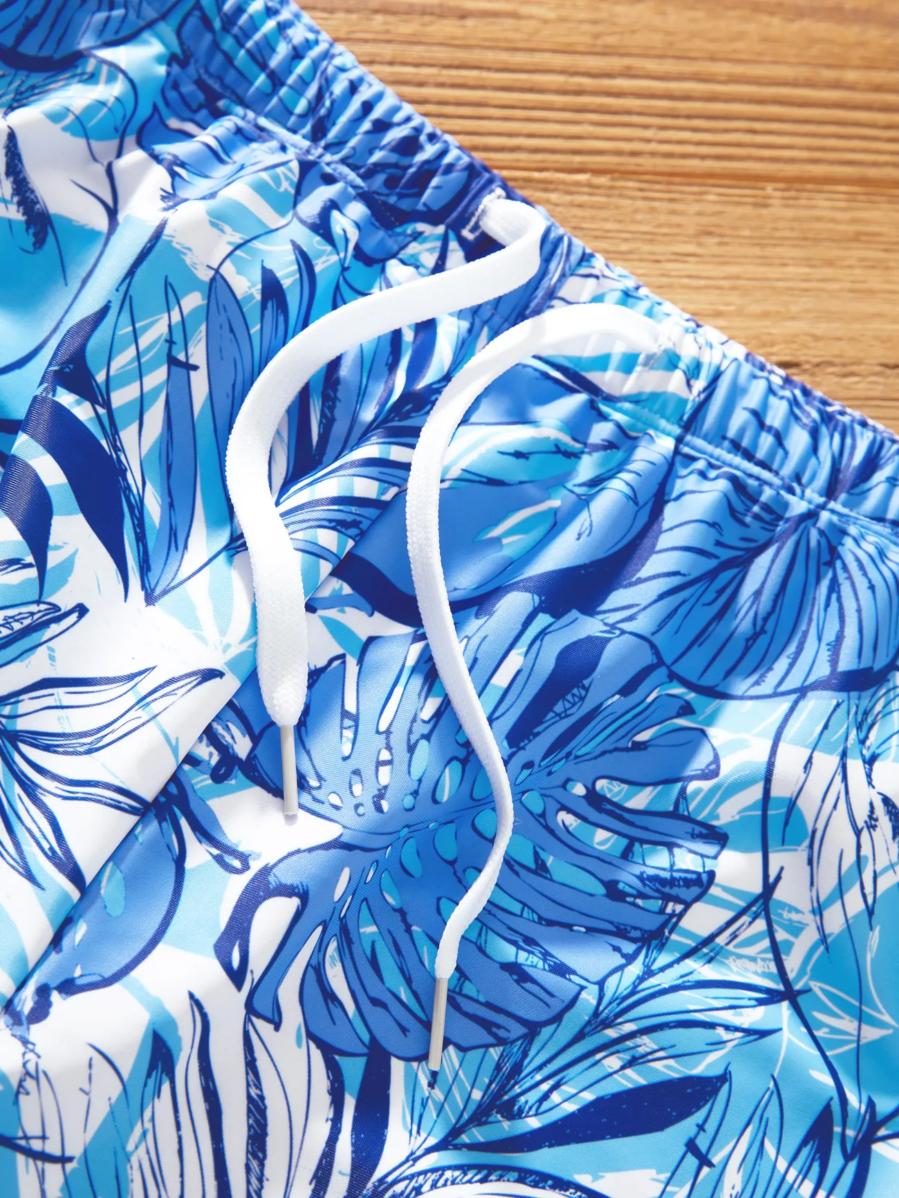 Men - Matching Swimsuits for Couple and Family - Blue Two-Piece Swimsuit - Blue - image 21