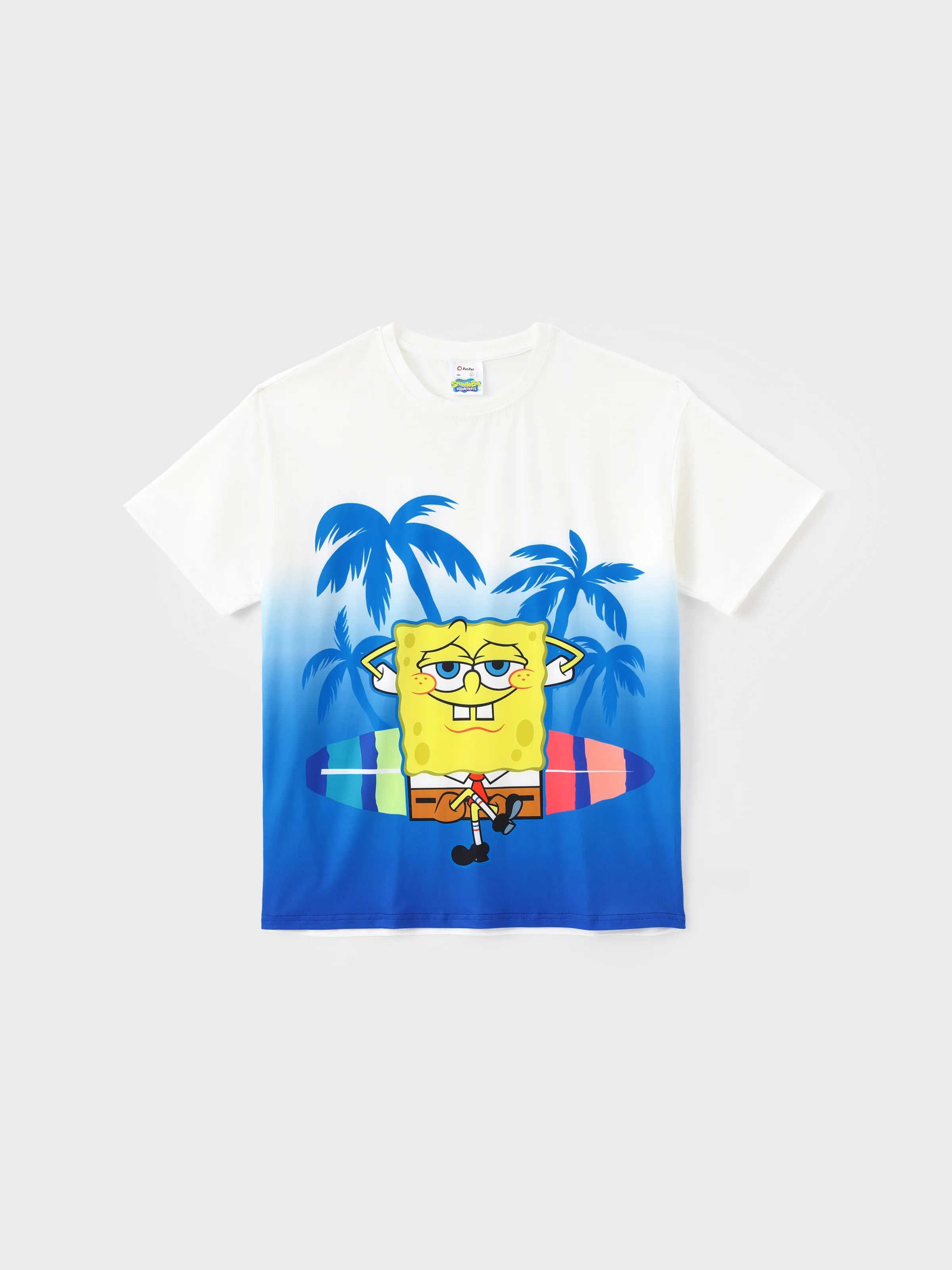 

SpongeBob SquarePants Family matching 1pc Character Pineapple Coconut Tree Print Cami Dress/T-shirt/Jumpsuit