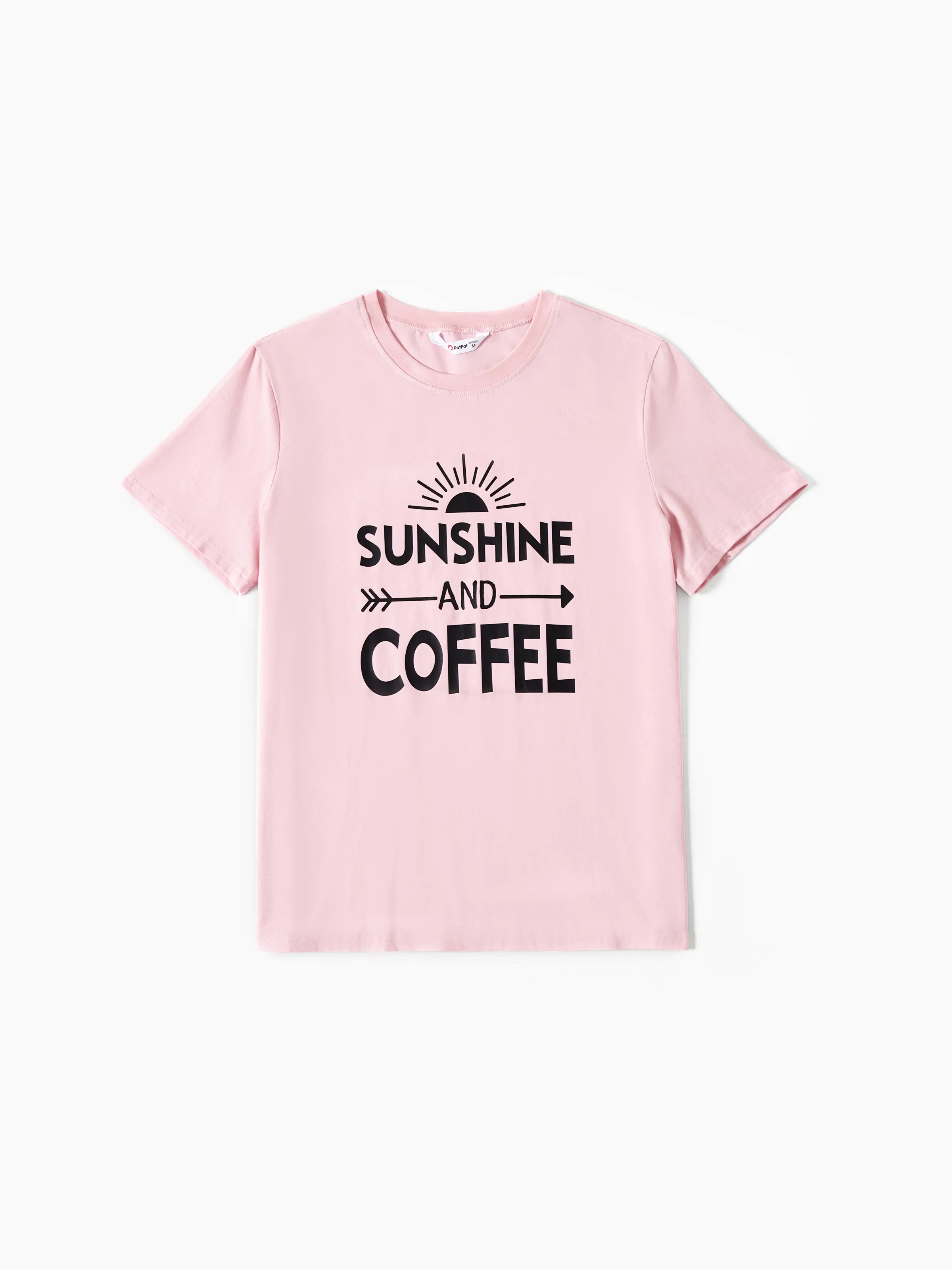 

Mommy and Me Sunshine and Coffee Printed Cotton Tops