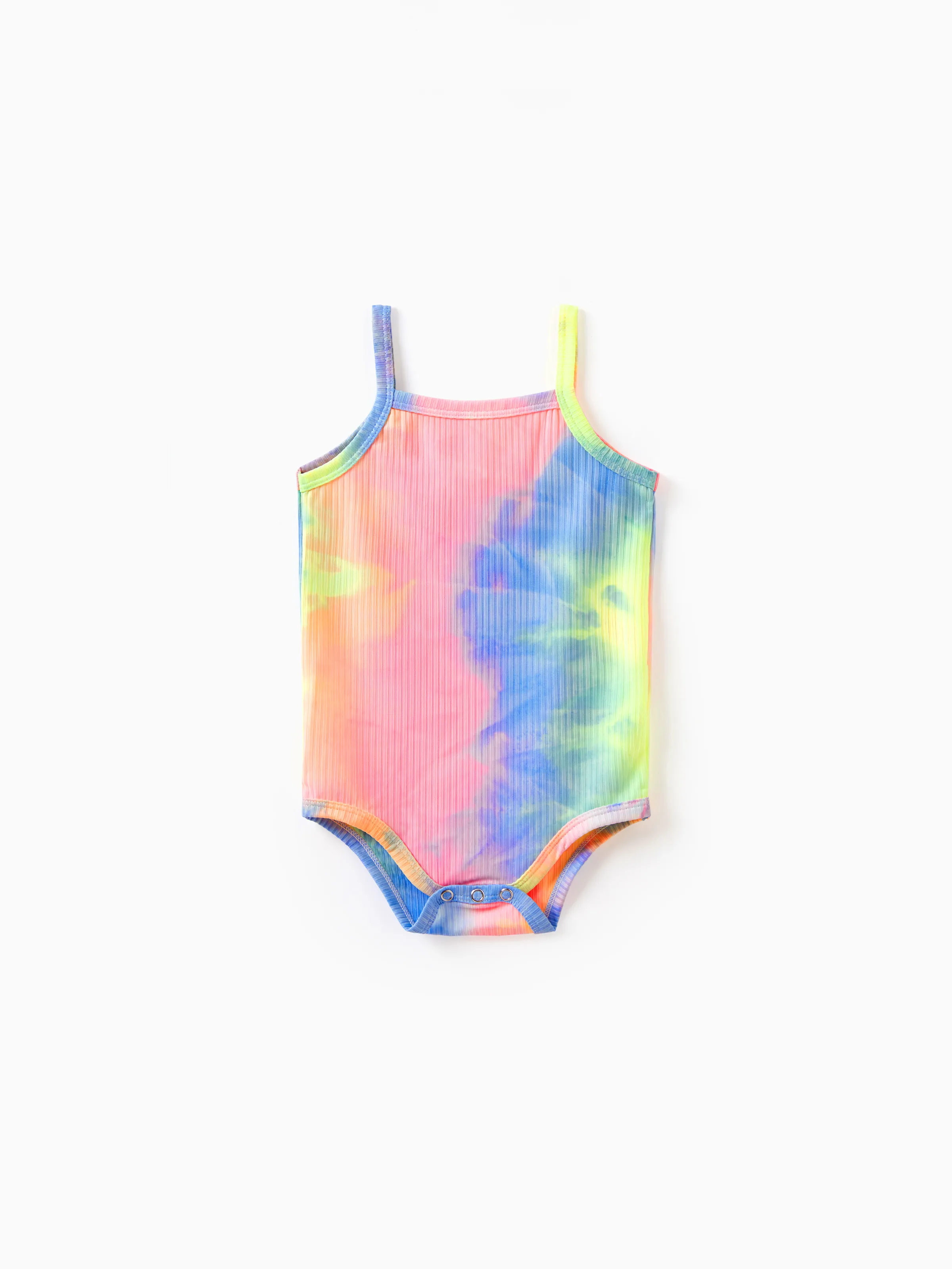 

Family Matching Tie-Dye Ribbed Camisole Tank Top for Mommy and Me