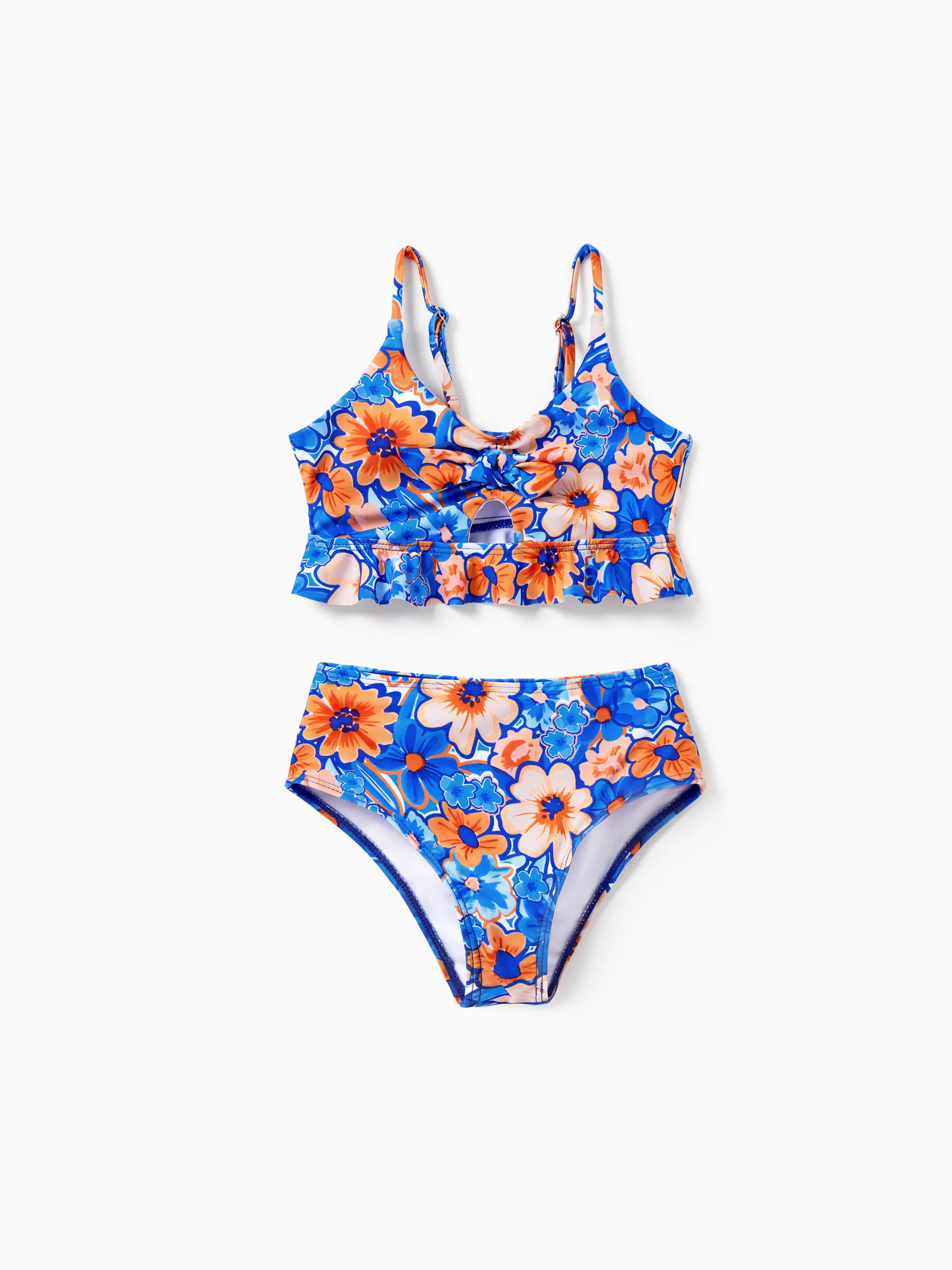 

Broken Flower Family Swimwear Set Polyester Unisex