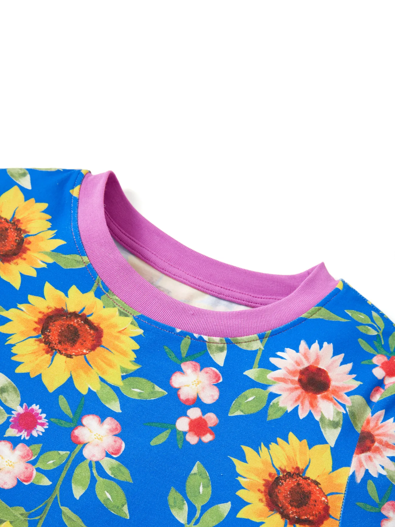 Blue - Toddler/Kid Bamboo Pajamas with Playful Print (3pcs, Snug-Fitting) - image 3