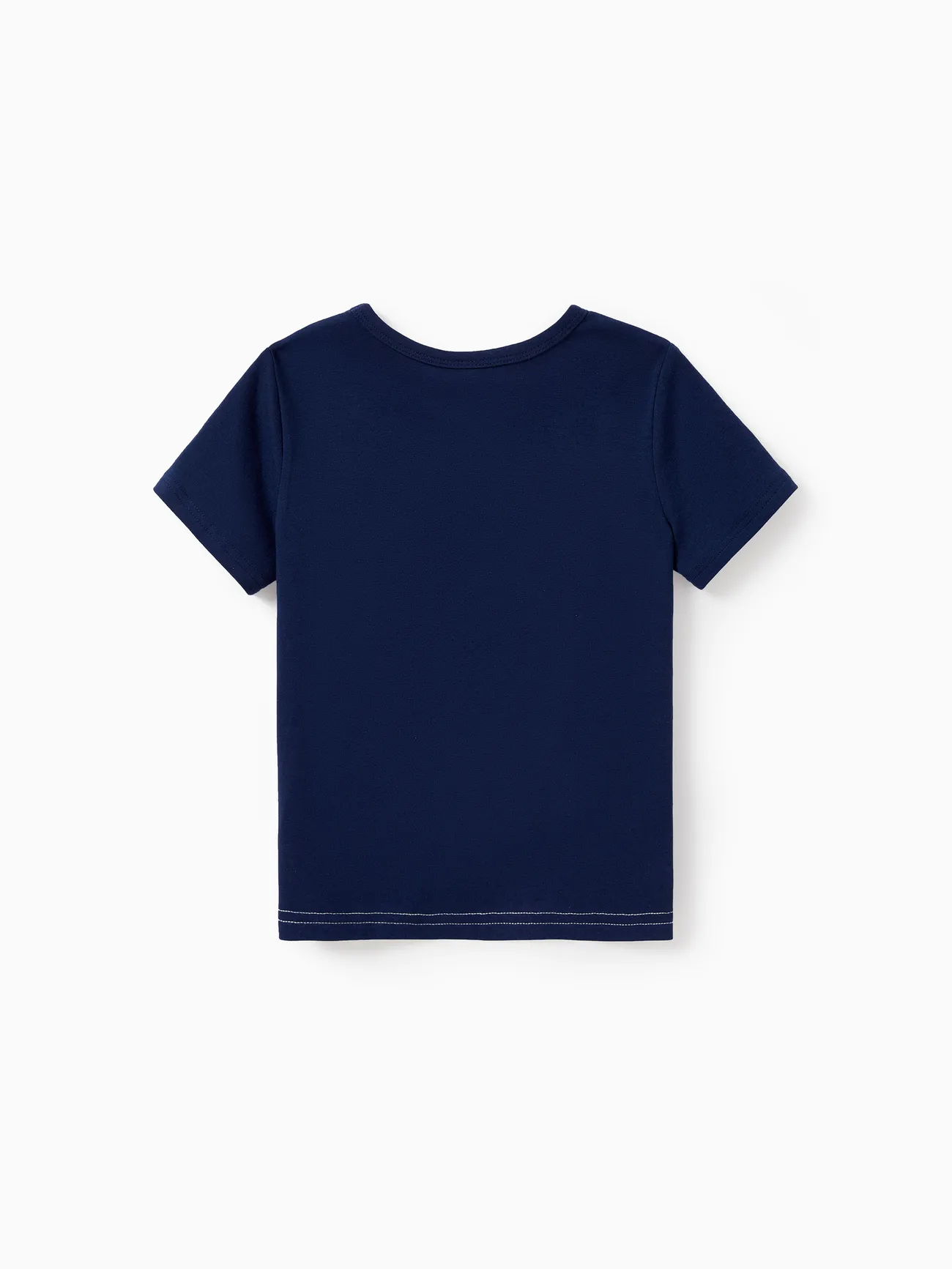 Boy - Family Matching Casual Cotton T-shirt or Belted Stripe Dress Set - Multi-color - image 18