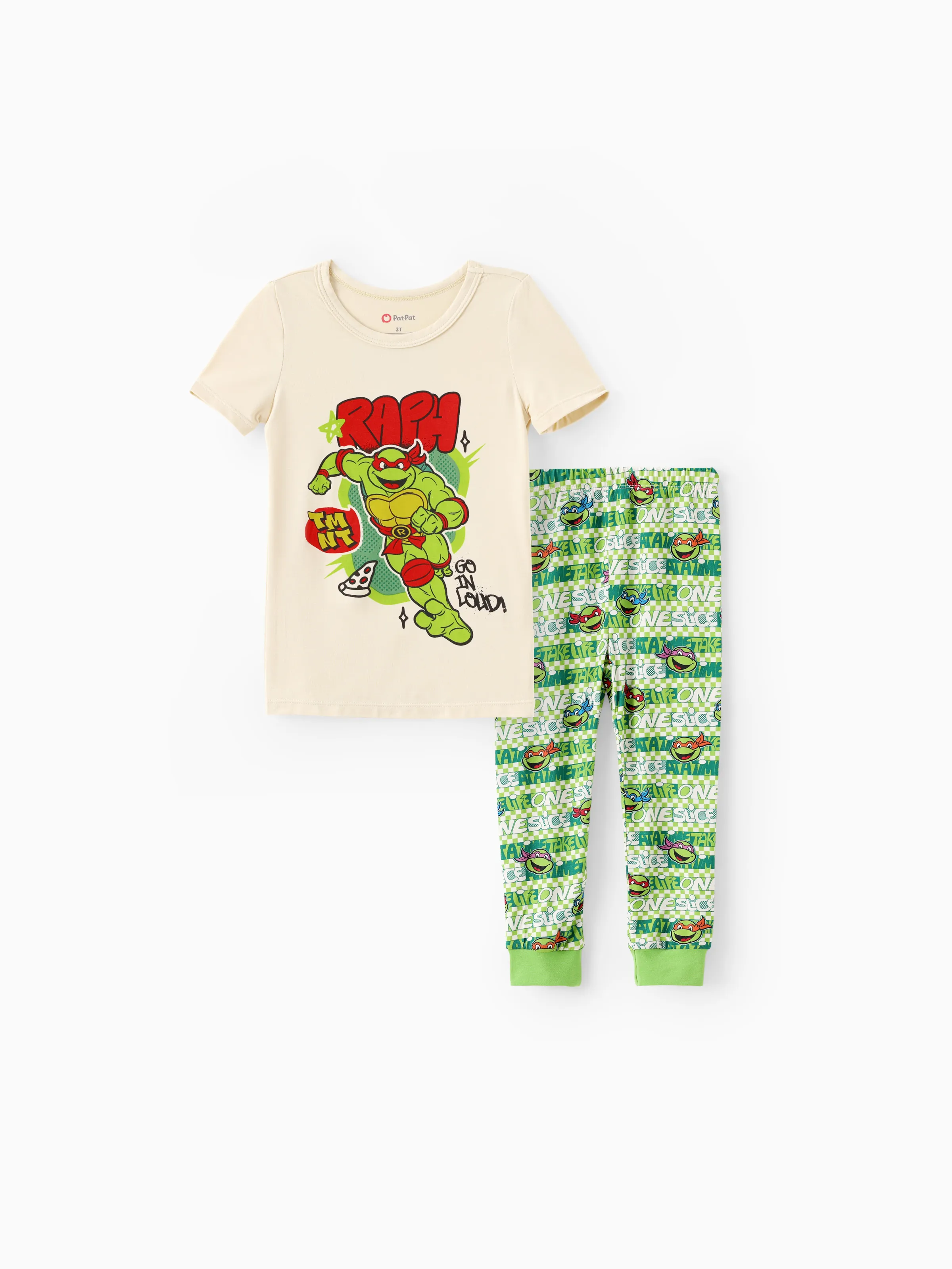 

Teenage Mutant Ninja Turtle Toddler/Kid Boy 2pcs Bamboo Snug-Fitting Pajama Set