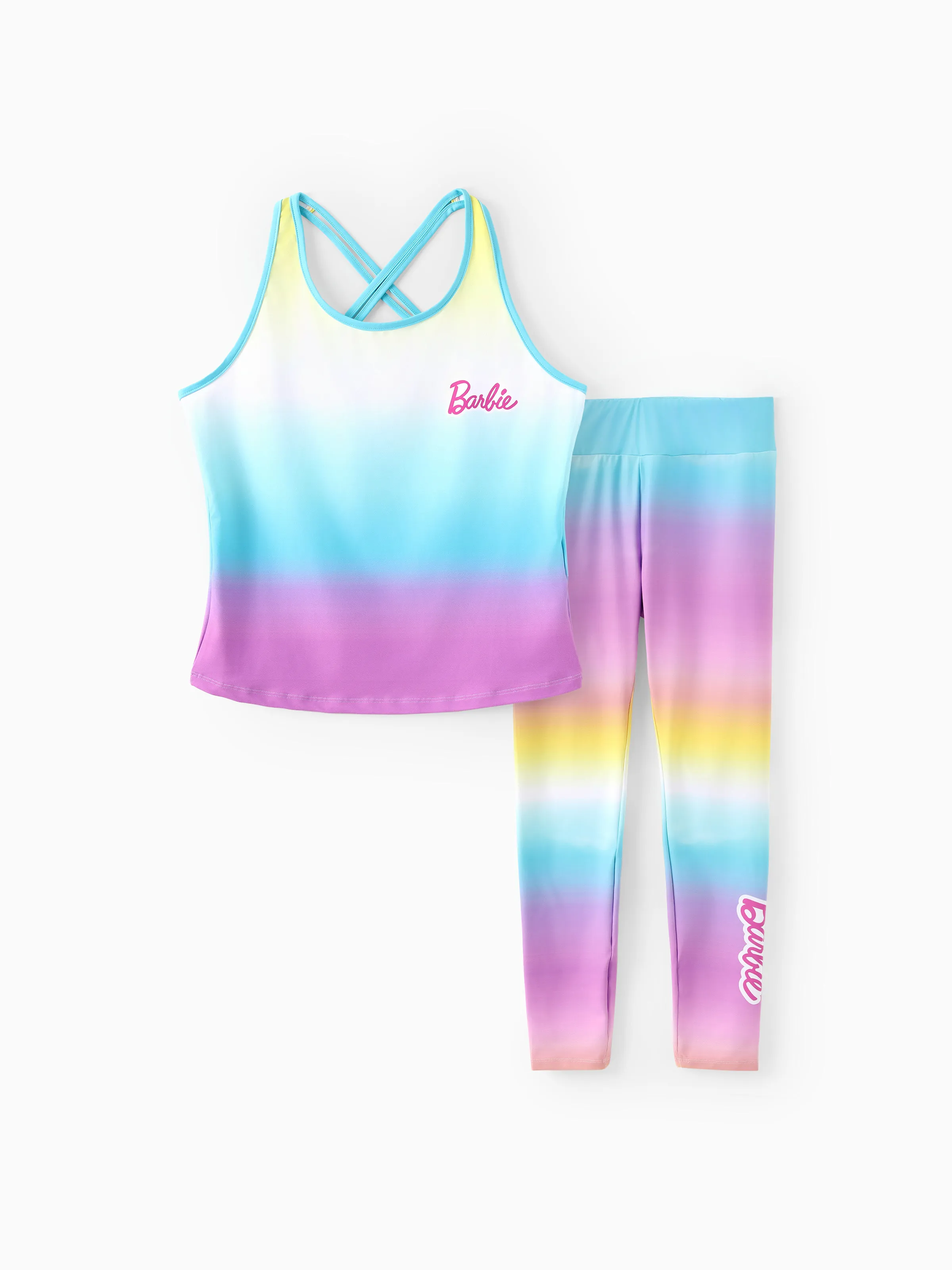 

Barbie Mommy And Me Sporty Tie-Dyed Sleeveless Top And Pant Set