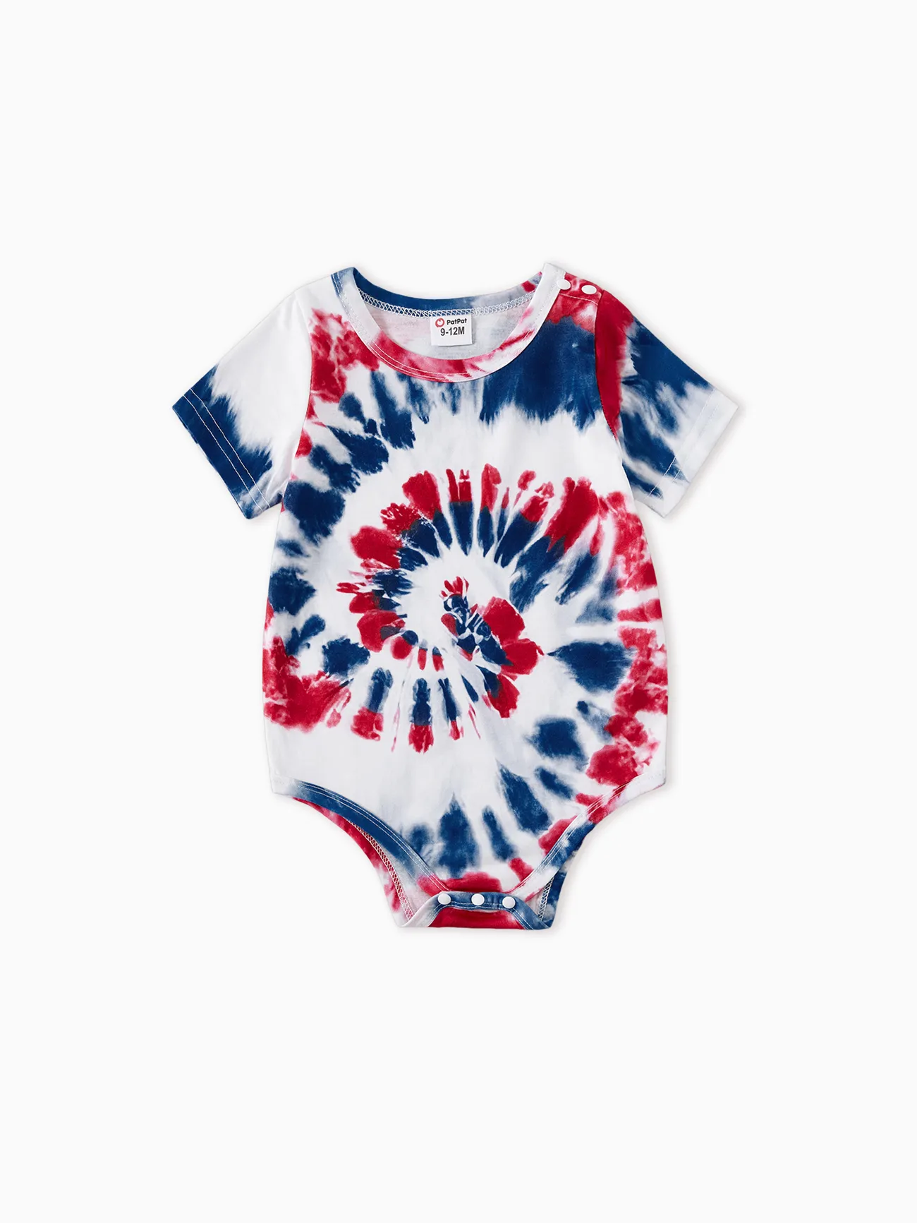 Baby - Matching Family 4th of July T-shirts with Tie Dye Prints - Multi-color - image 10