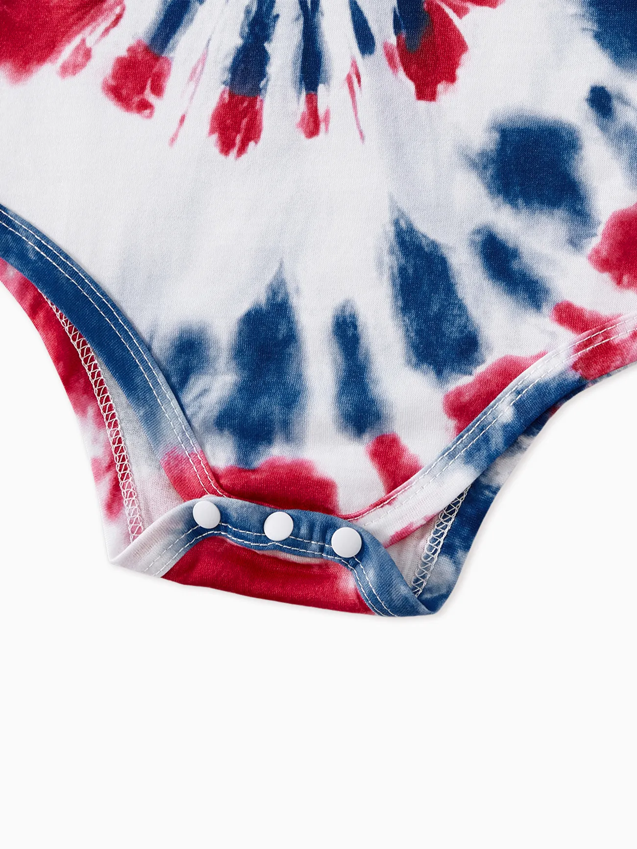 Baby - Matching Family 4th of July T-shirts with Tie Dye Prints - Multi-color - image 13
