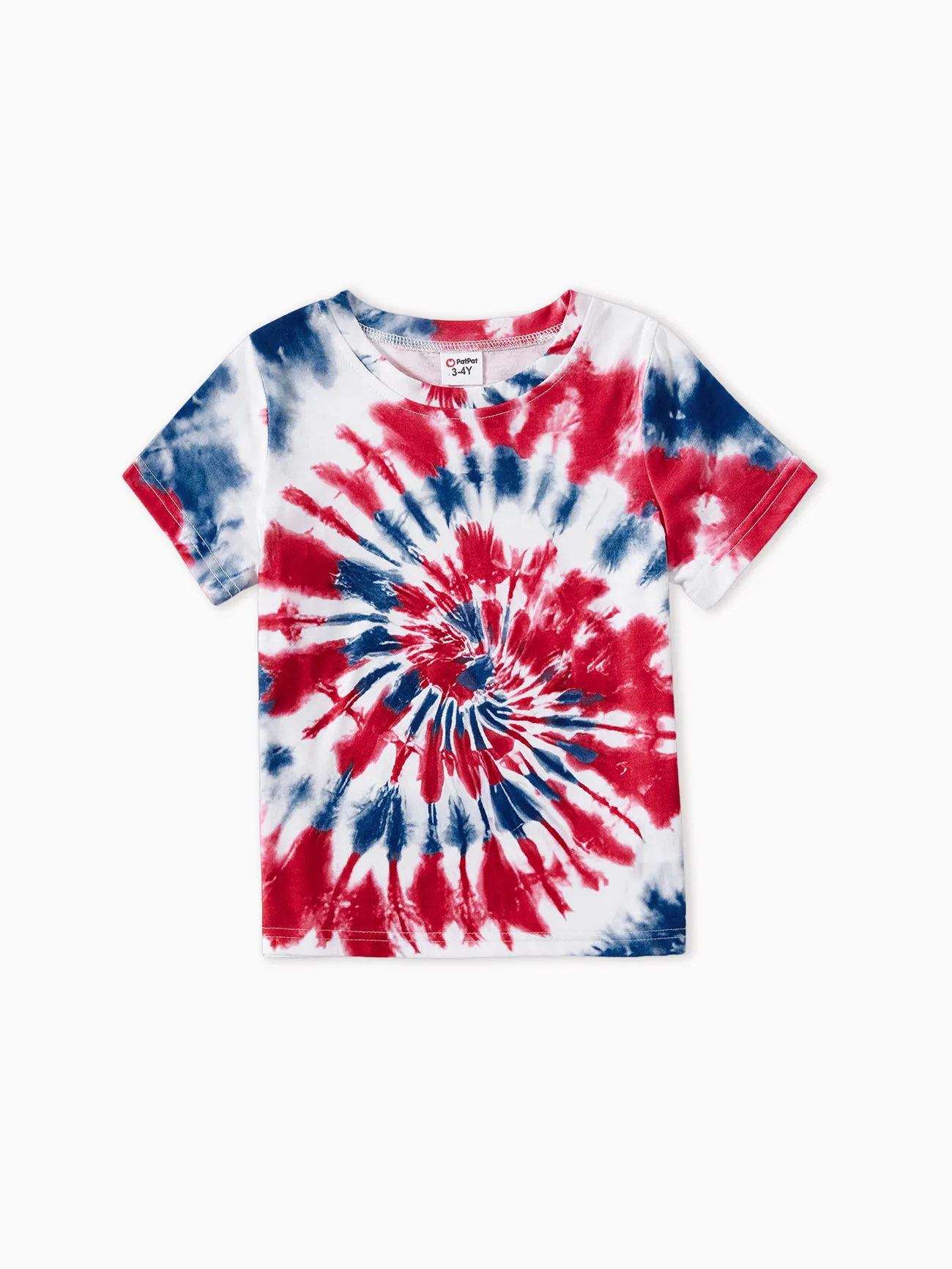Kids - Matching Family 4th of July T-shirts with Tie Dye Prints - Multi-color - image 6