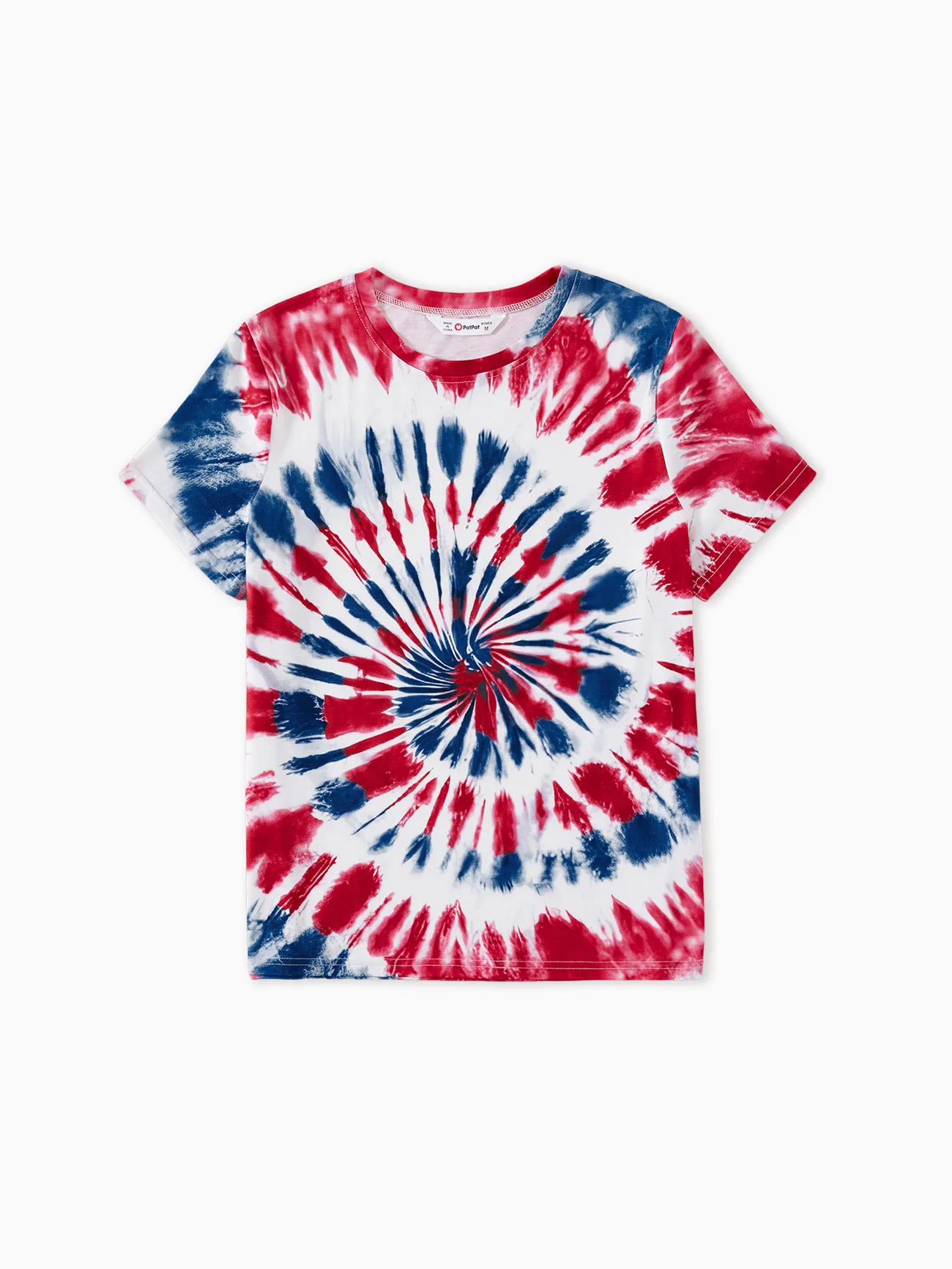 Women - Matching Family 4th of July T-shirts with Tie Dye Prints - Multi-color - image 2