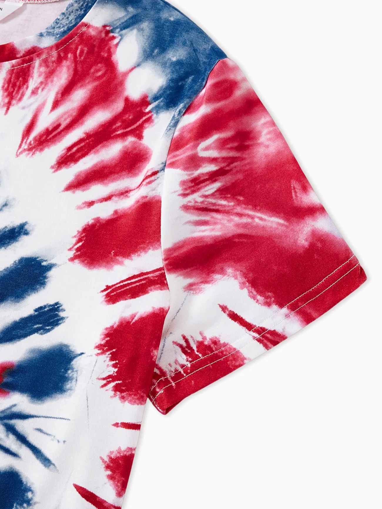 Women - Matching Family 4th of July T-shirts with Tie Dye Prints - Multi-color - image 4