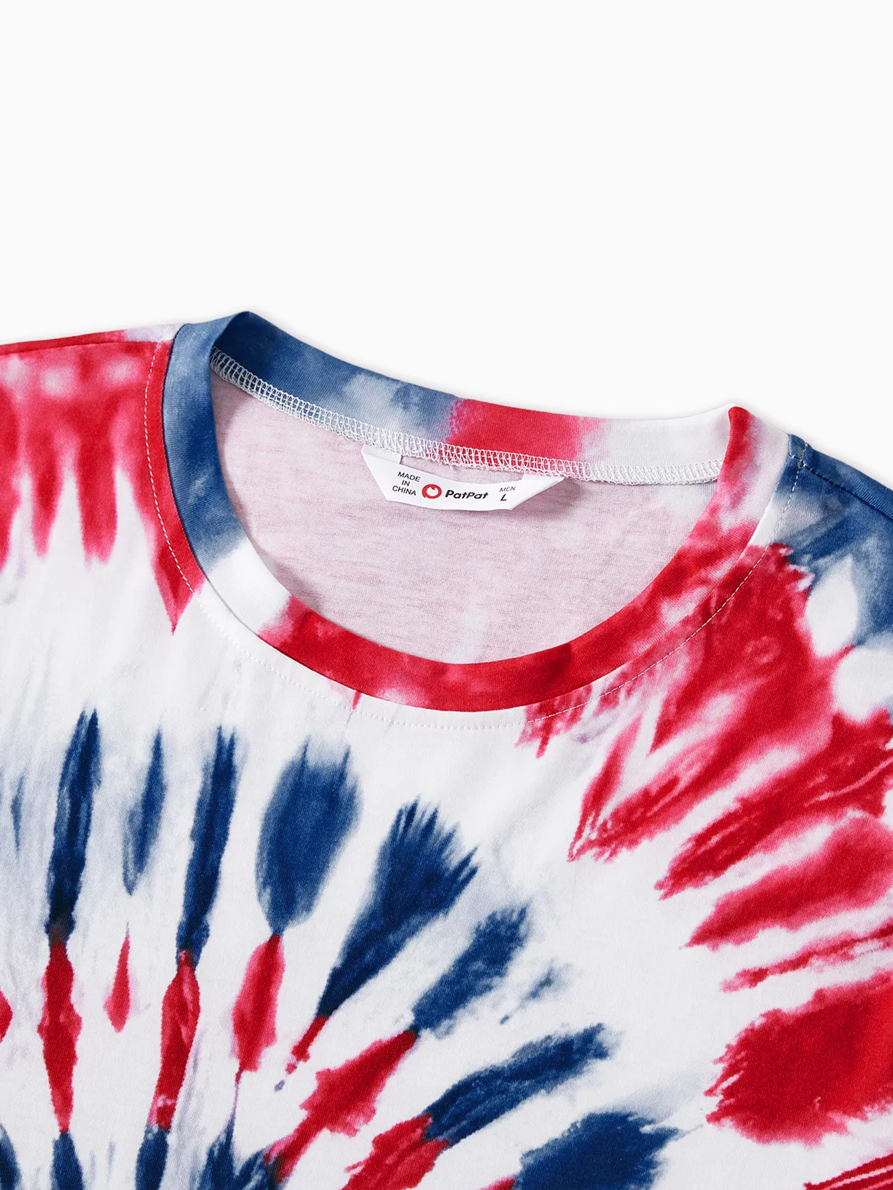 Men - Matching Family 4th of July T-shirts with Tie Dye Prints - Multi-color - image 15