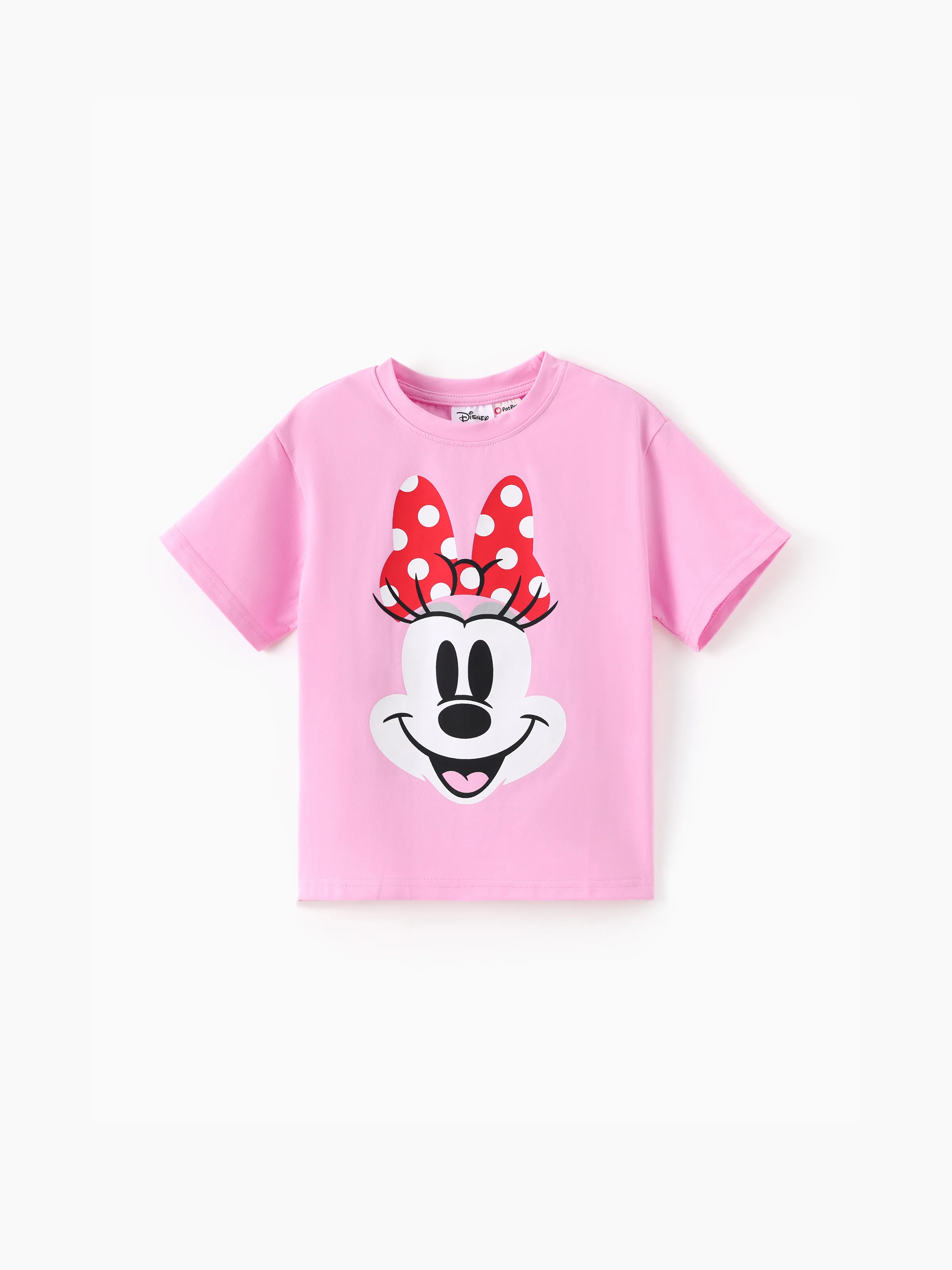 

Disney Mickey and Friends Family Matching Mickey Minnie Print Cotton Tops for Casual Wear