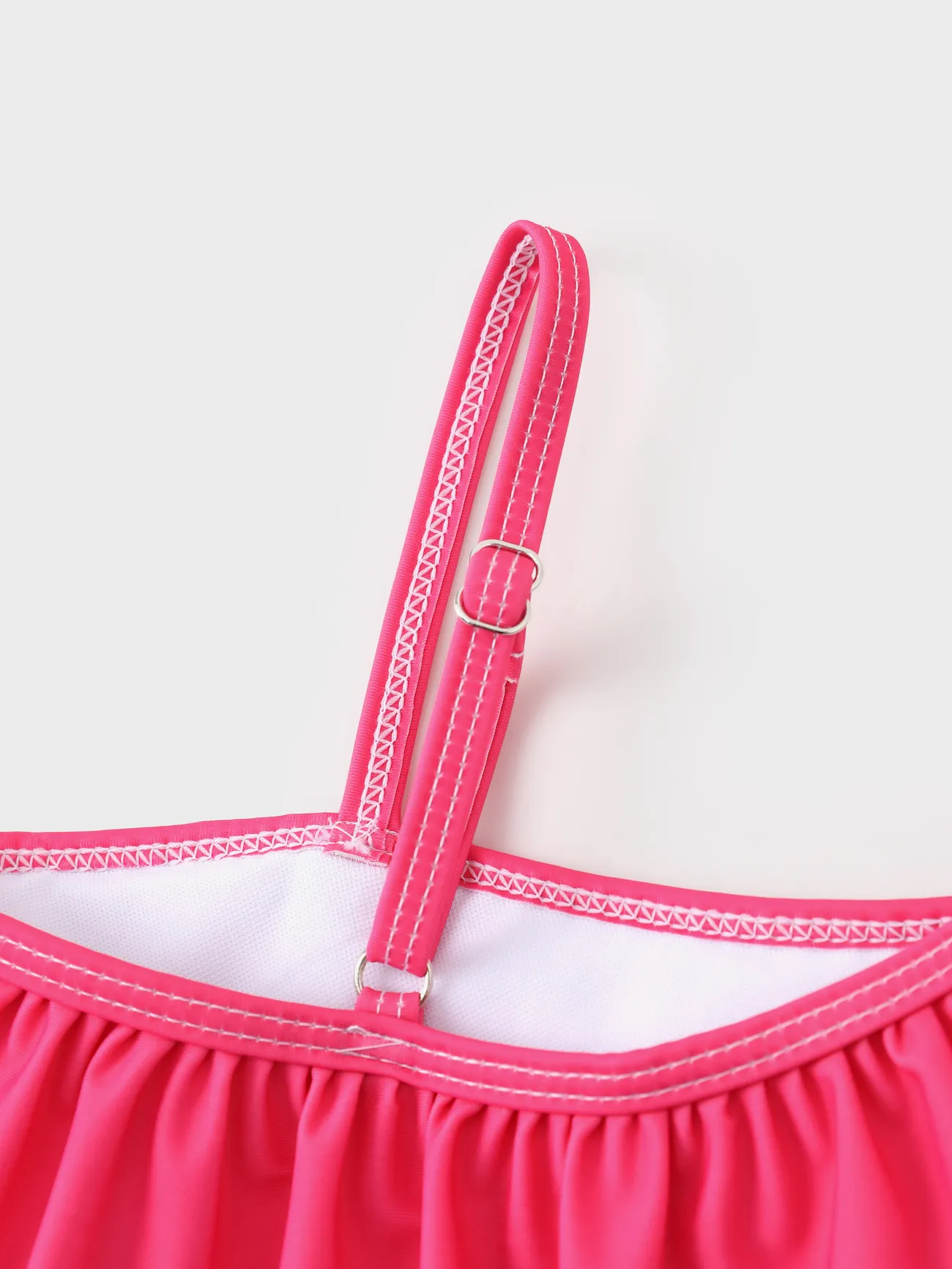 Hot Pink - My Little Pony Toddler/Kid Character Rainbow Off-shoulder Ruffled UPF 50+ One-piece Swimsuit - image 4