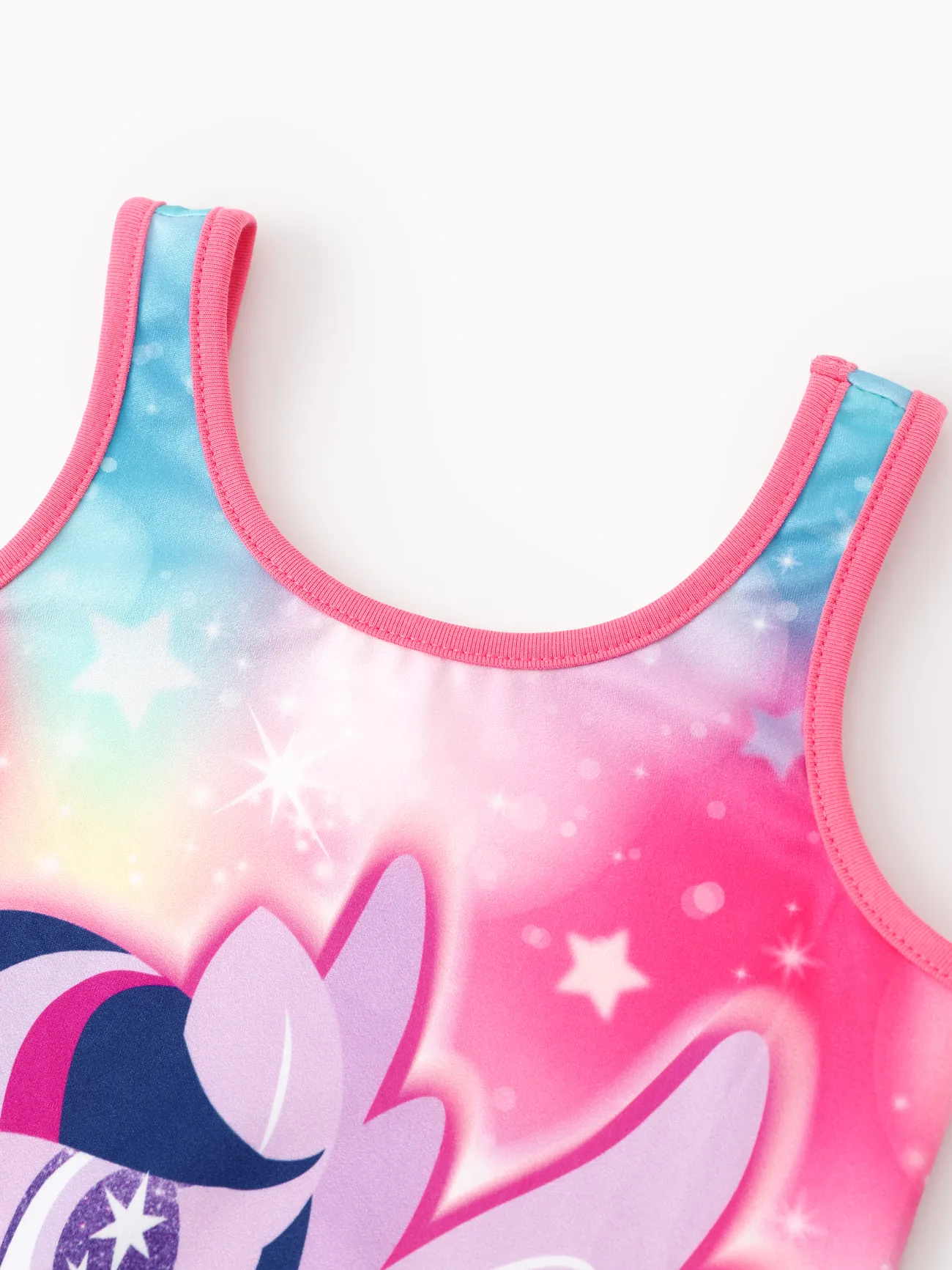 Hot Pink - My Little Pony Toddler/Kid Girl 1pc Unicorn Pattern Tank Dress - image 3