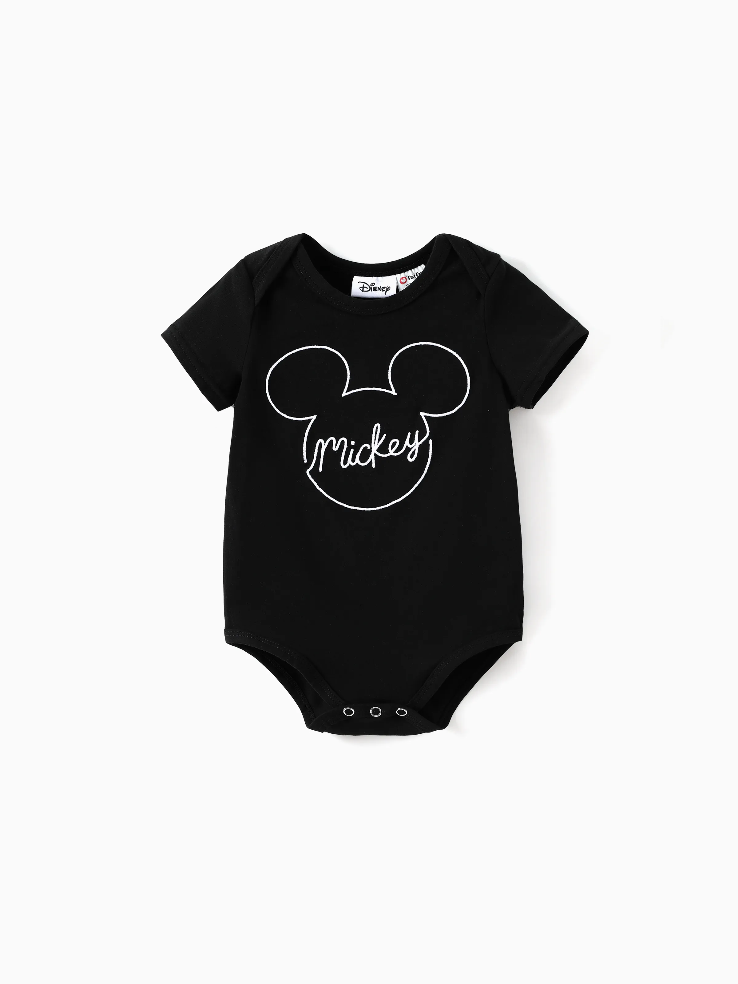 

Disney Mickey and Friends Family matching 1pc Mickey Mouse Allover Print Sporty Dress/Cotton Top /Romper Expression Casual Suits Family Set 3pcs Cotton Unisex