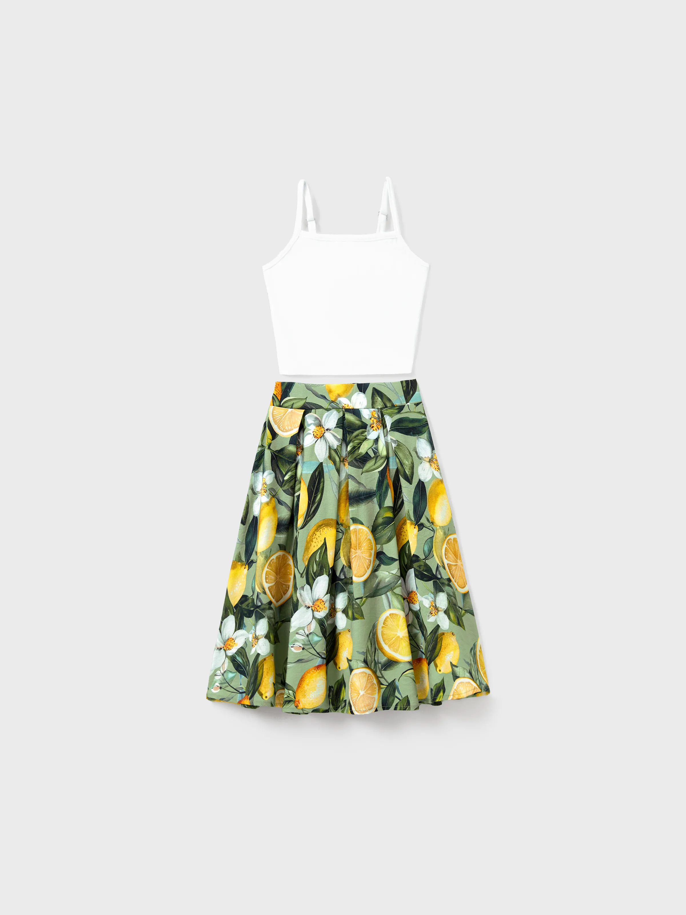 

Matching Family Outfits – Lemon Print Hawaiian Shirts & Summer Dresses – Tropical Vacation Clothes for Men, Women & Kids