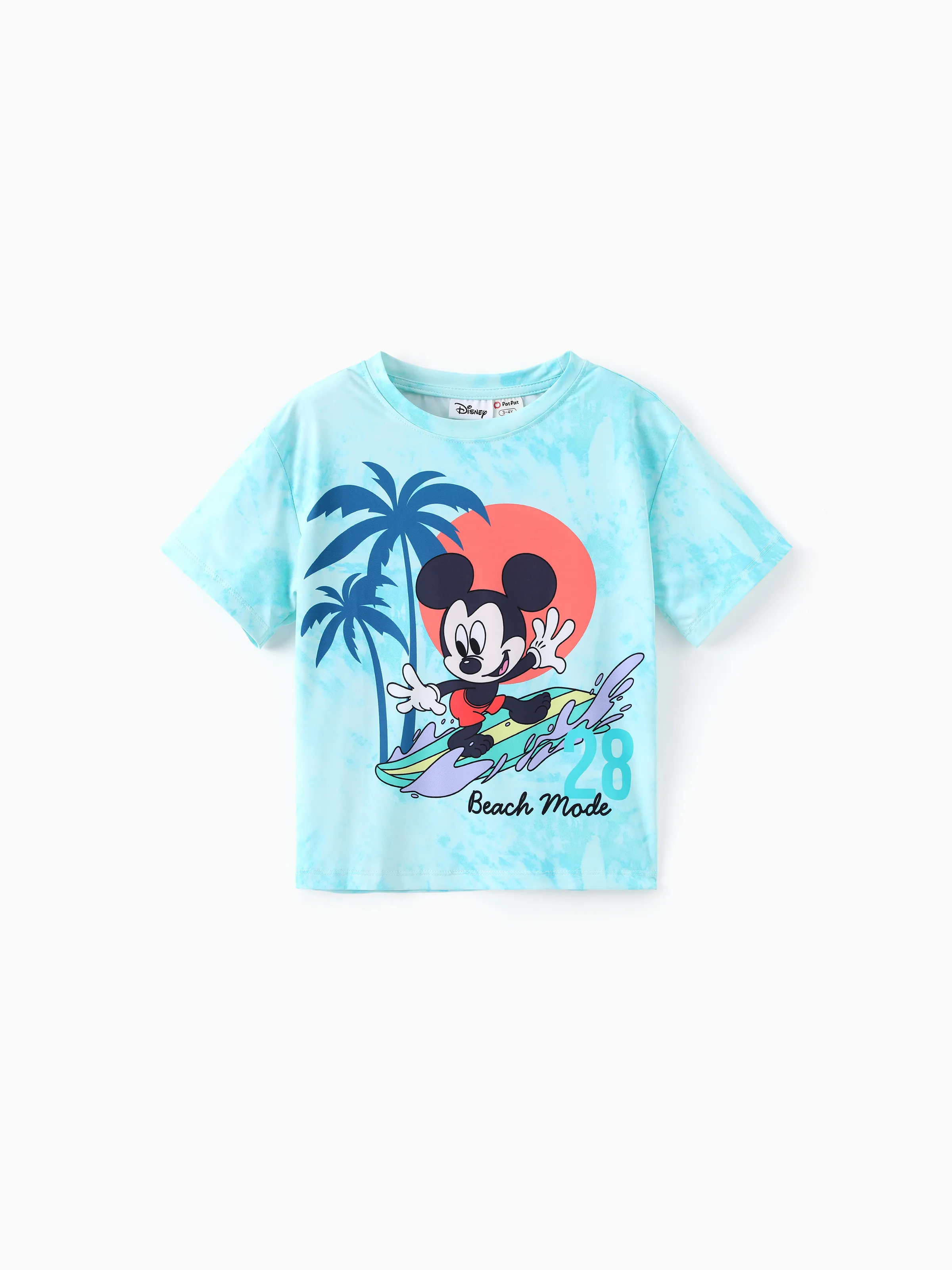 

Disney Mickey and Friends Family Matching Tie-dye Sun-protective Cooling T-shirt/Romper