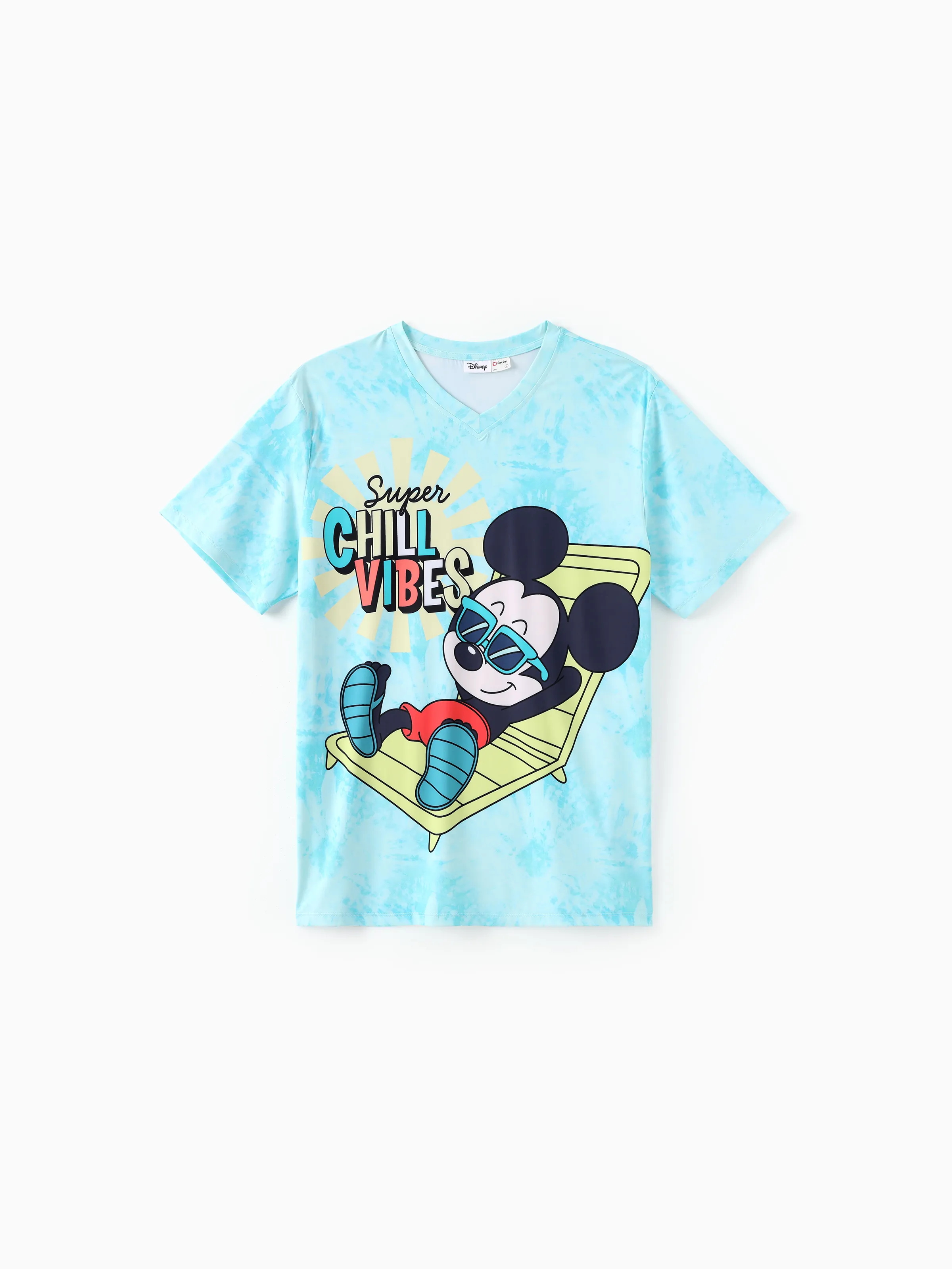 

Disney Mickey and Friends Family Matching Tie-dye Sun-protective Cooling T-shirt/Romper