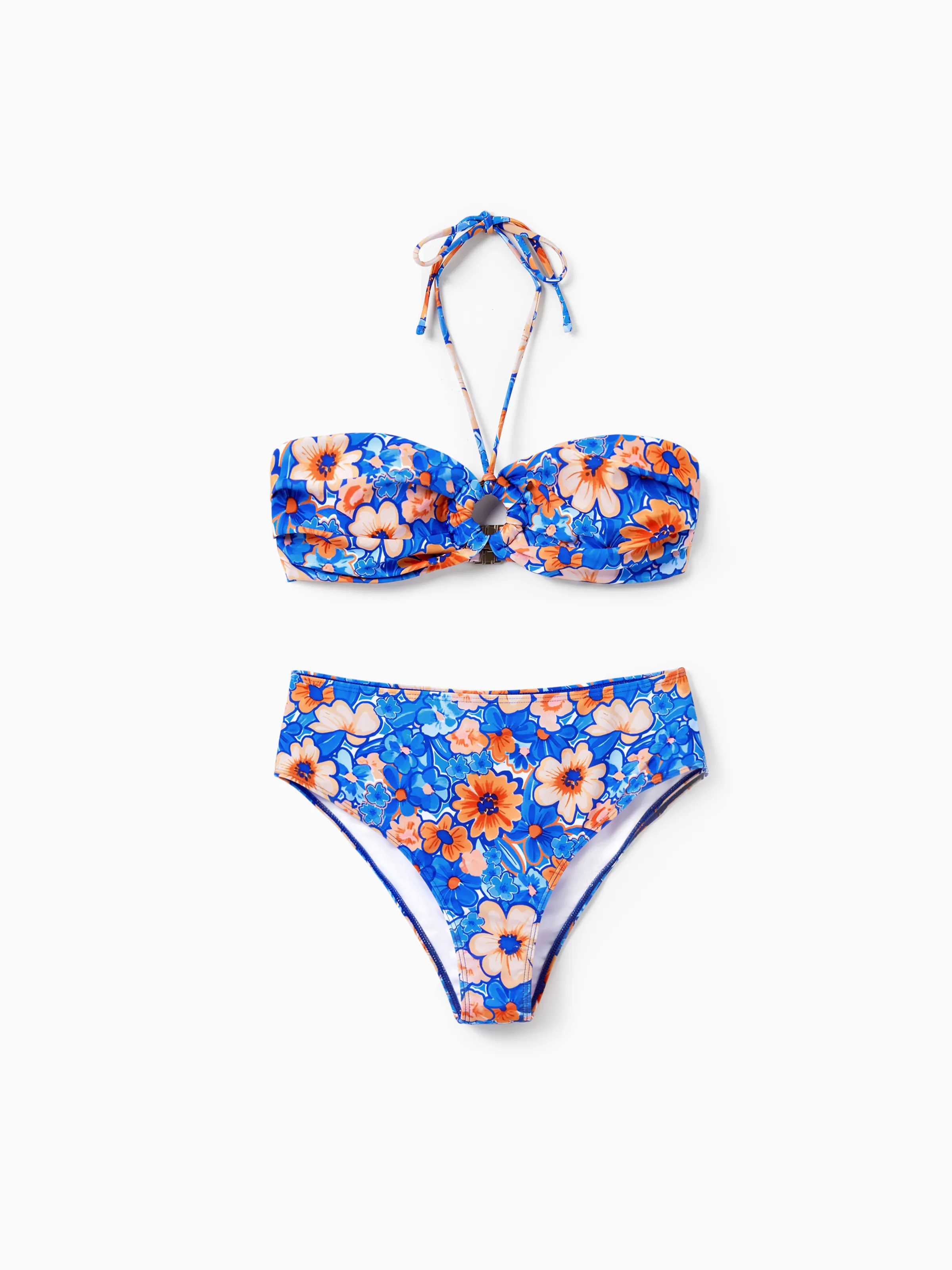 

Broken Flower Family Swimwear Set Polyester Unisex