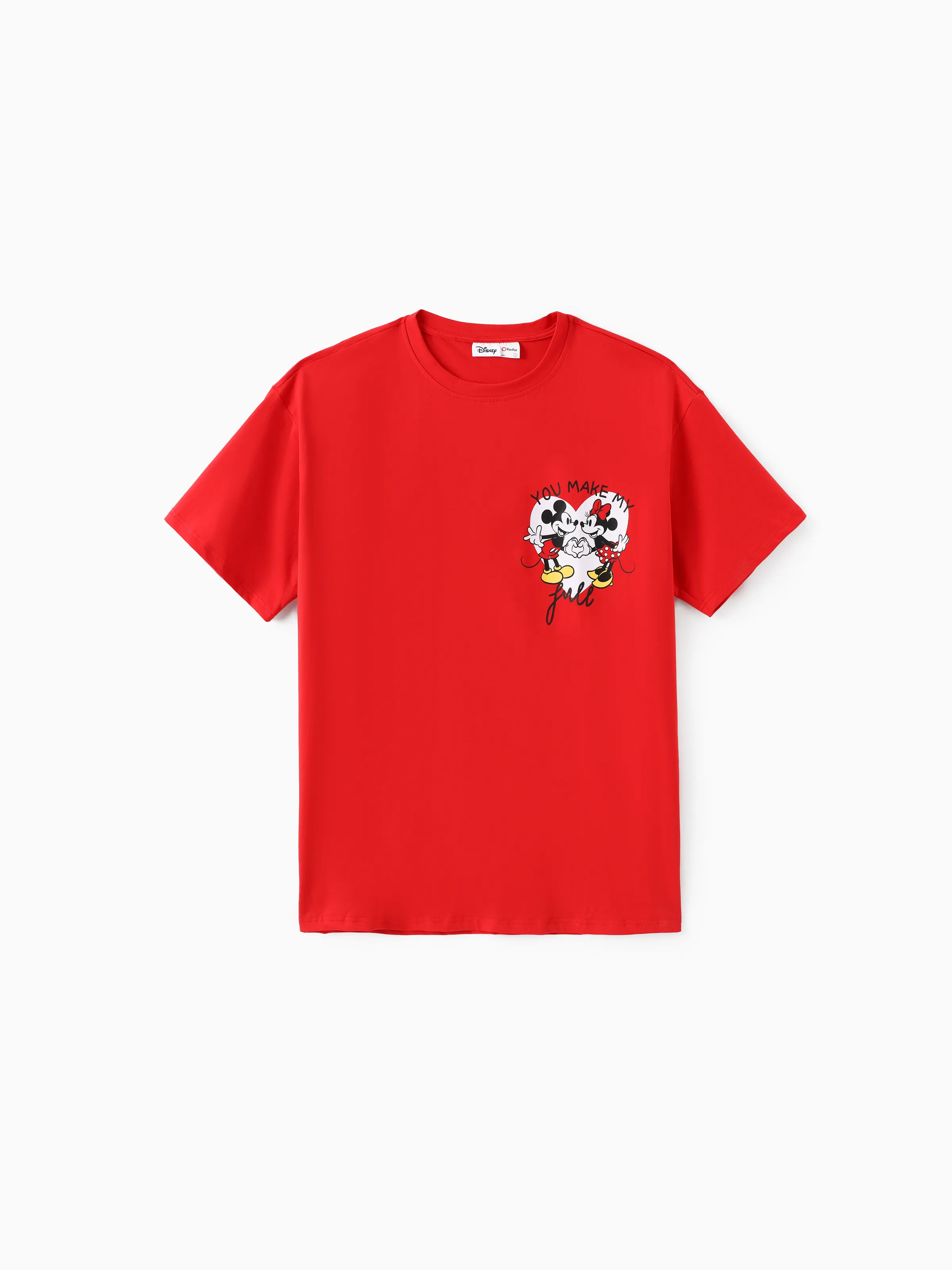 

Disney Mickey and Friends Family matching Heart Allover Print Short-sleeve Dress/Jumpsuit/Cotton Top