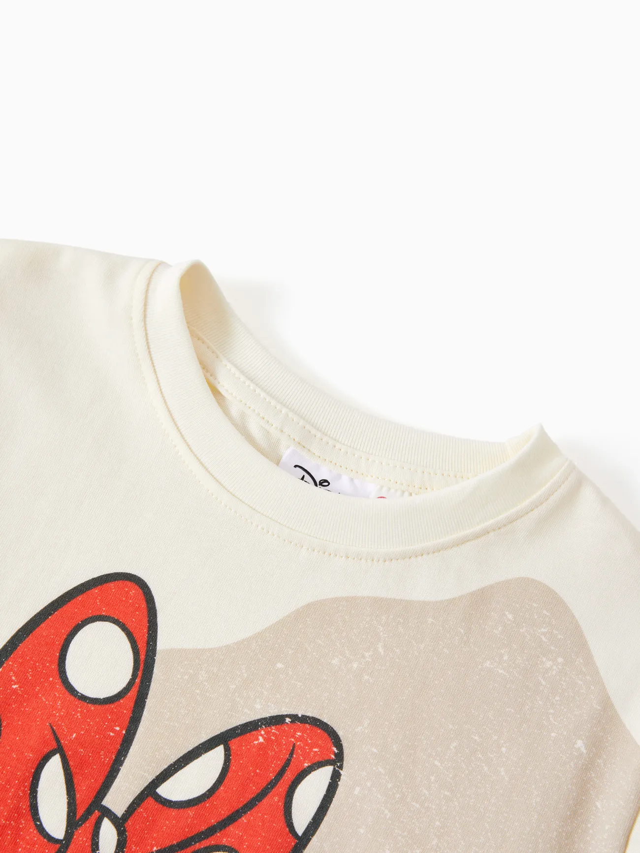 Girl - Disney Mickey and Friends Family Matching Vintage Striped Print Short-sleeve Top/Romper - Creamy White - image 9
