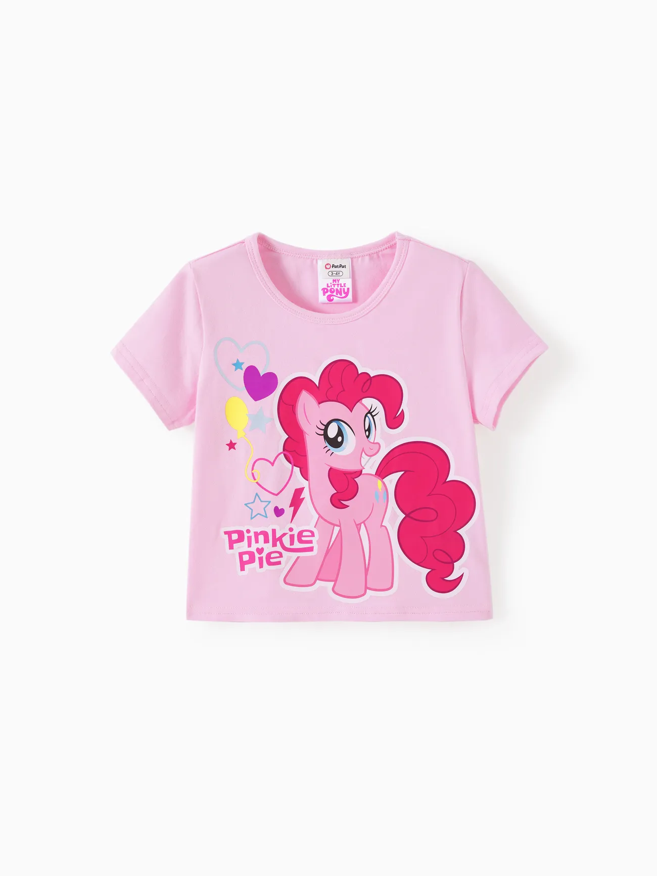 Pink - My Little Pony Toddler/Kid Girl Short-sleeve Tee and Printed Mesh Skirt Set - image 2