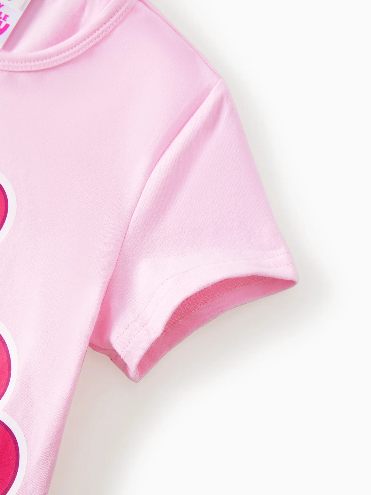 Pink - My Little Pony Toddler/Kid Girl Short-sleeve Tee and Printed Mesh Skirt Set - image 4