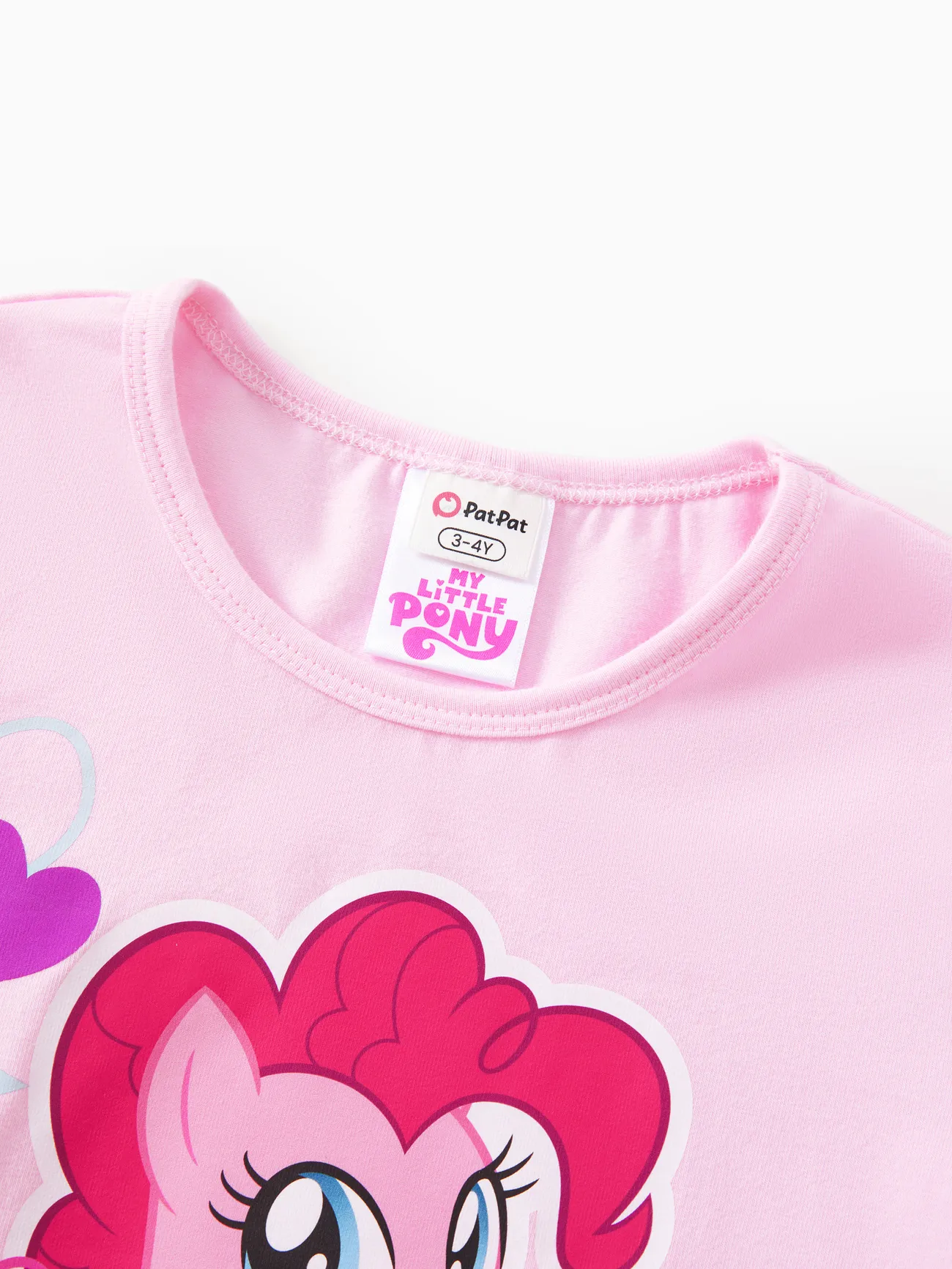 Pink - My Little Pony Toddler/Kid Girl Short-sleeve Tee and Printed Mesh Skirt Set - image 3