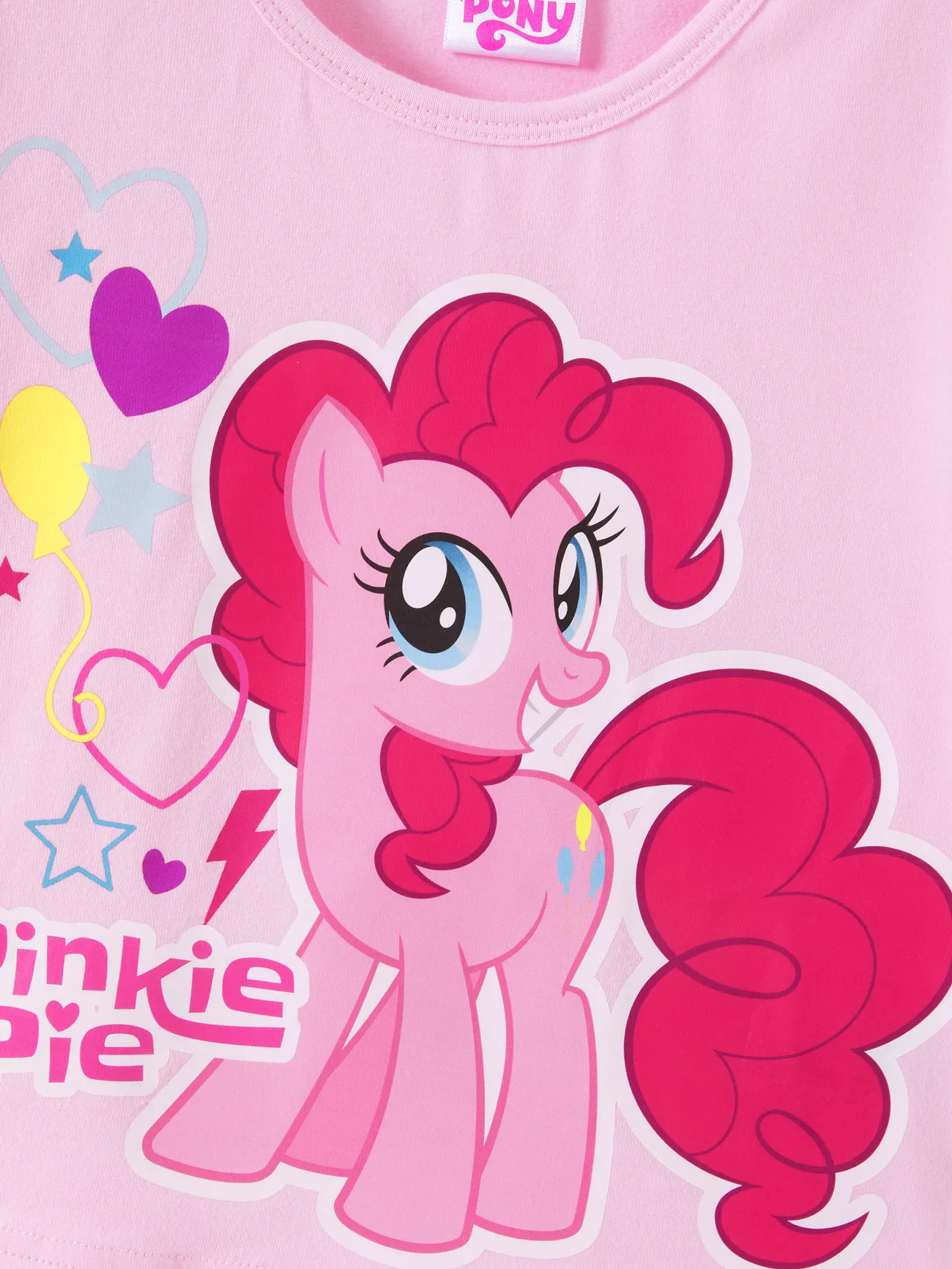 Pink - My Little Pony Toddler/Kid Girl Short-sleeve Tee and Printed Mesh Skirt Set - image 5