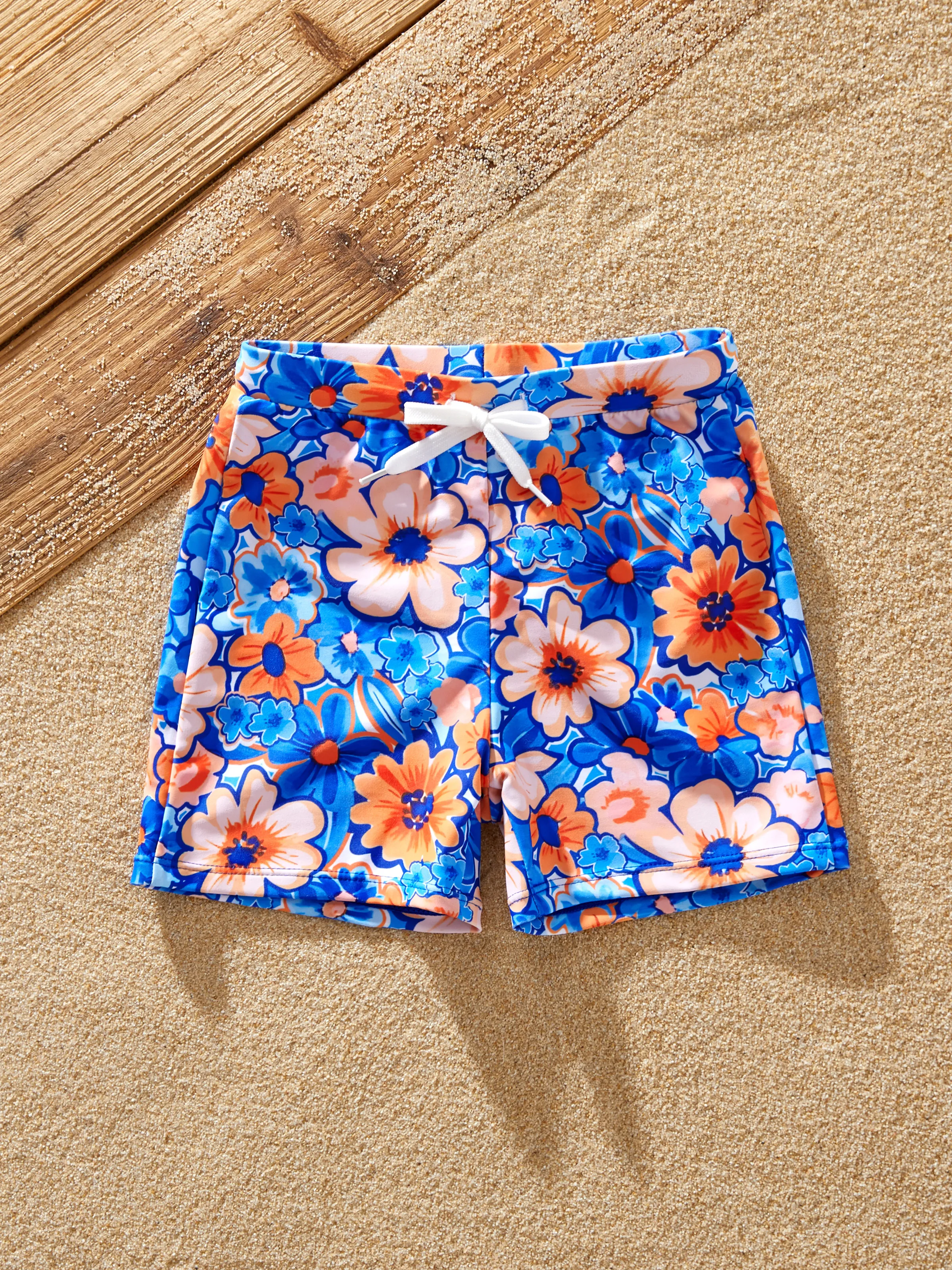 

Broken Flower Family Swimwear Set Polyester Unisex