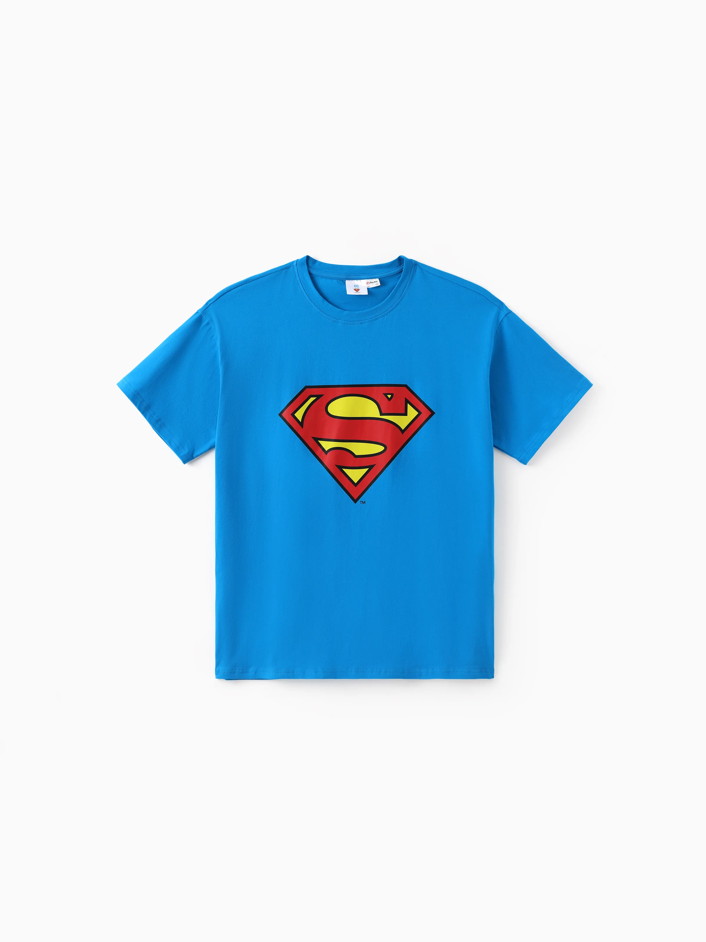 

Justice League Family matching Cotton Superman Top/ Wander Woman Print Dress