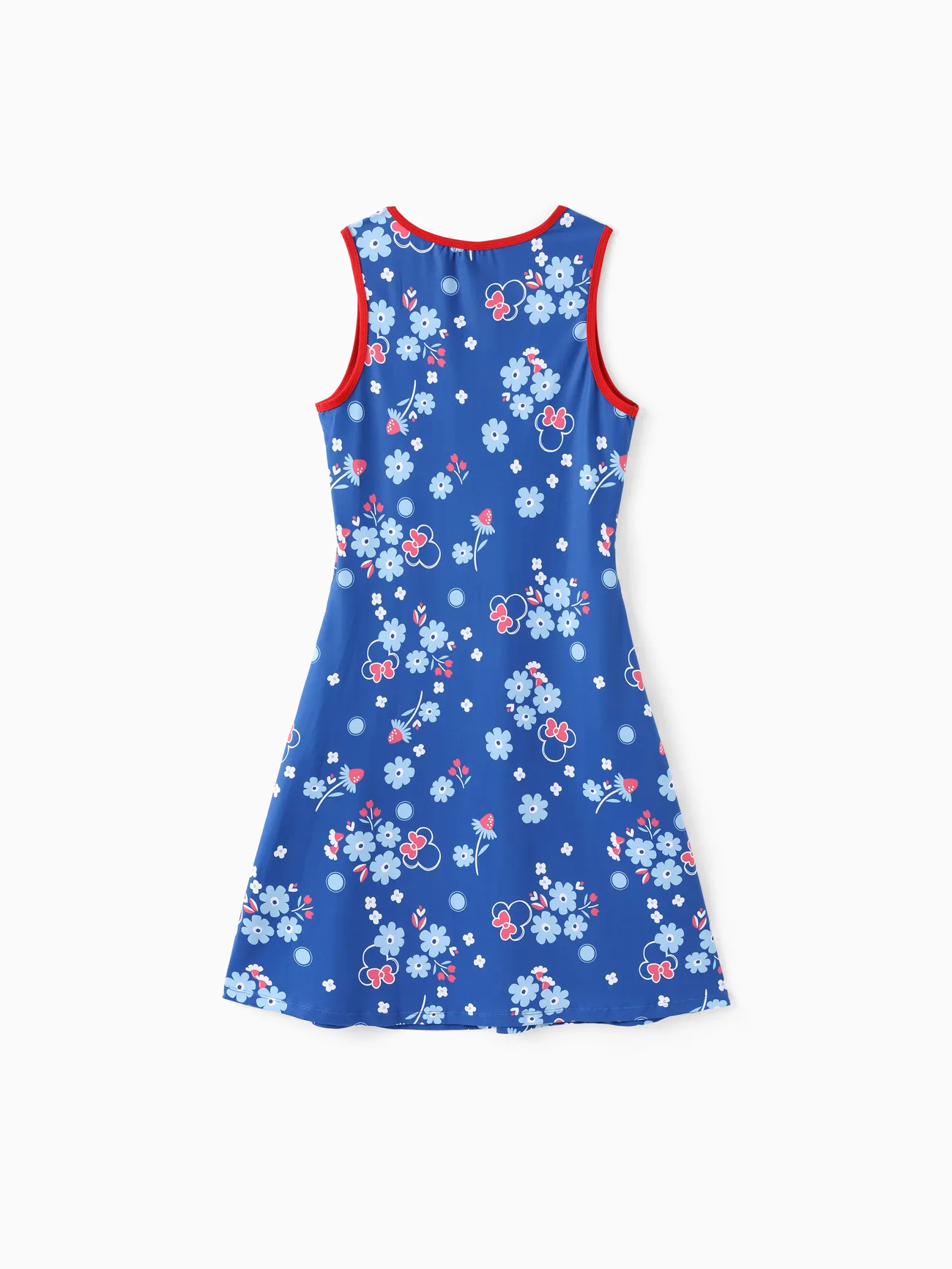 Women - Disney Mickey and Friends Family matching Floral Print Dresses/ Colorblock Cotton Top - Multi-color - image 3